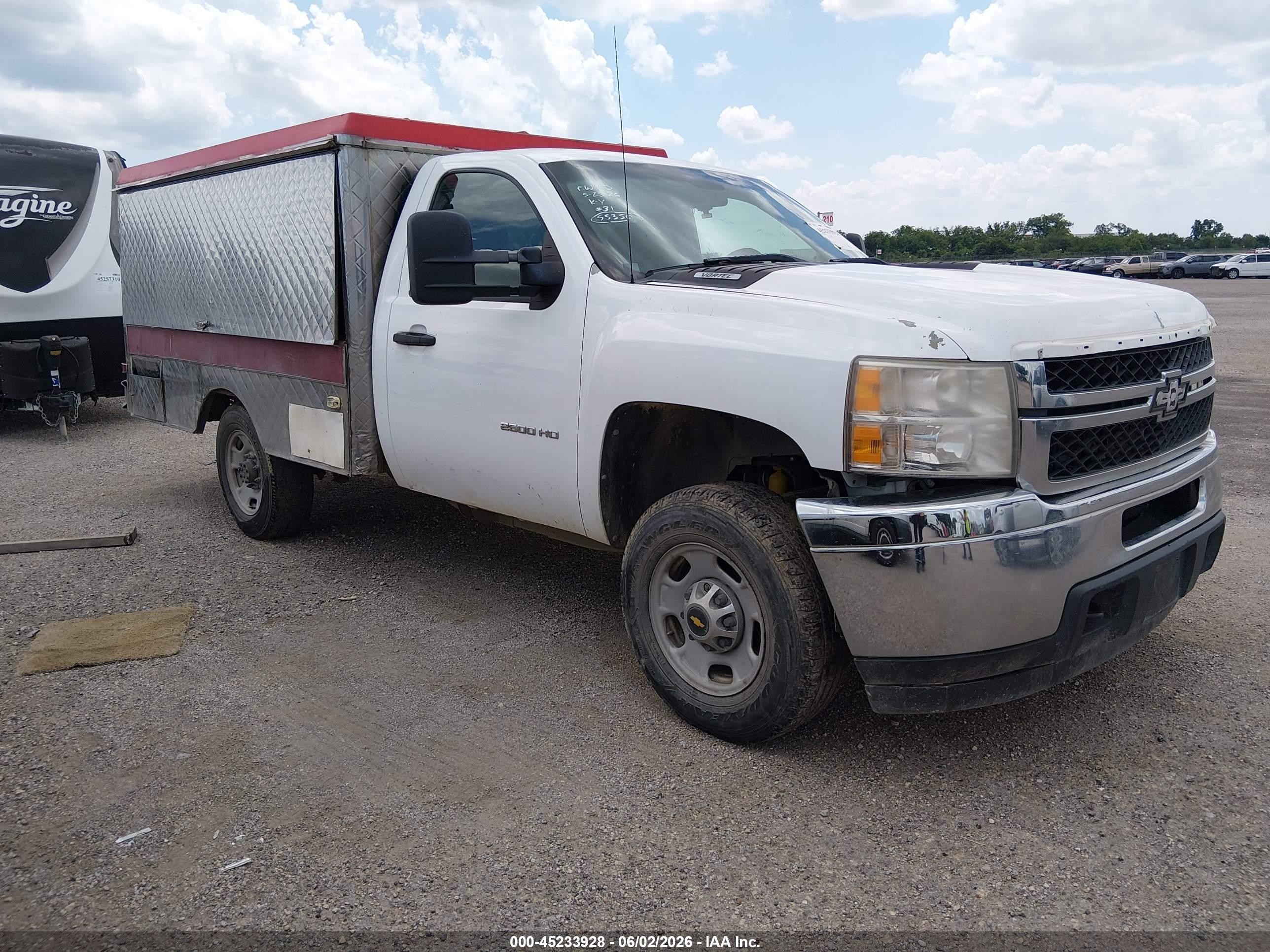 2011 Chevrolet Silverado 2500hd Work Truck White vin: 1GB0CVCG4BF166071