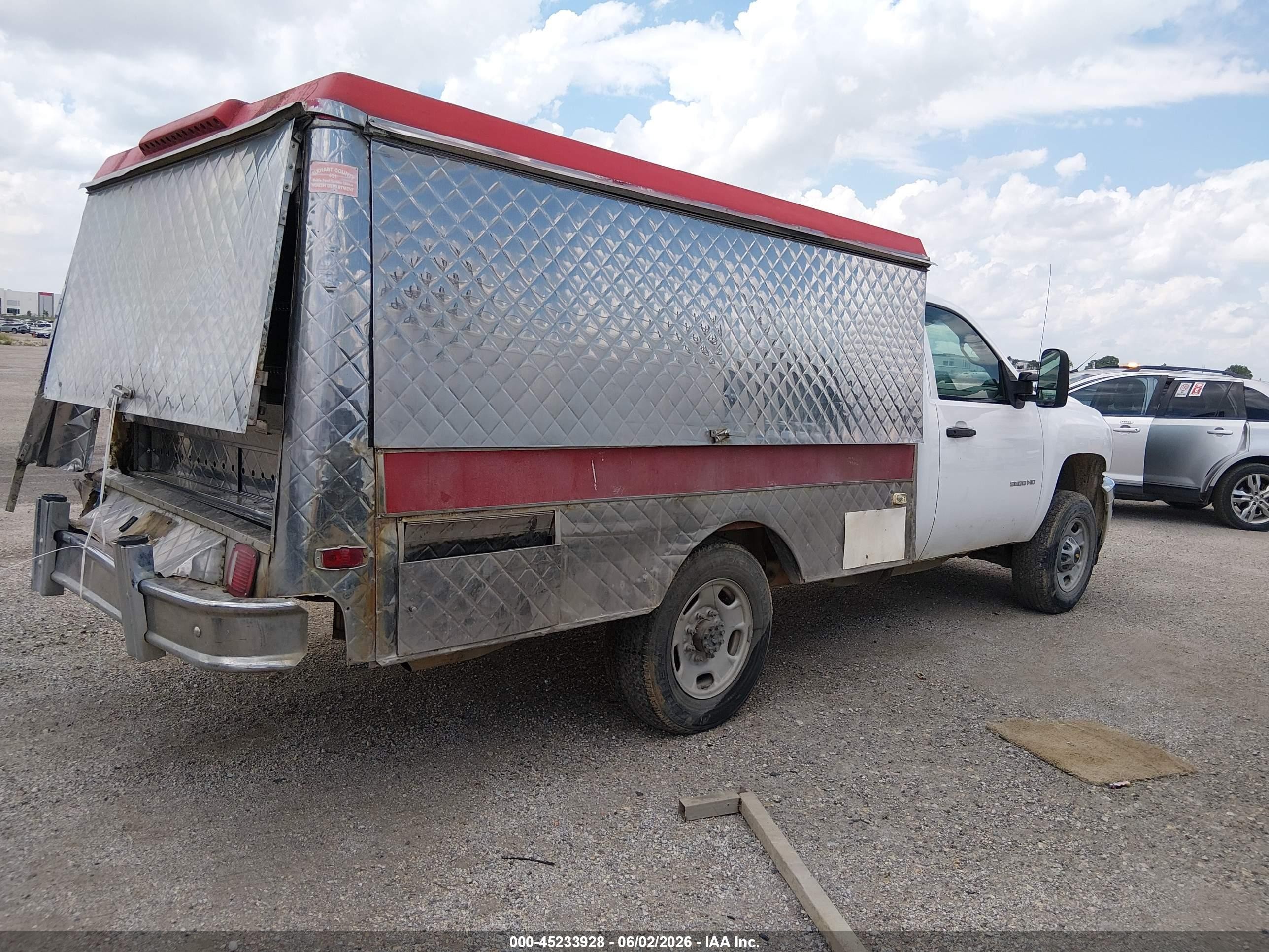 2011 Chevrolet Silverado 2500hd Work Truck White vin: 1GB0CVCG4BF166071