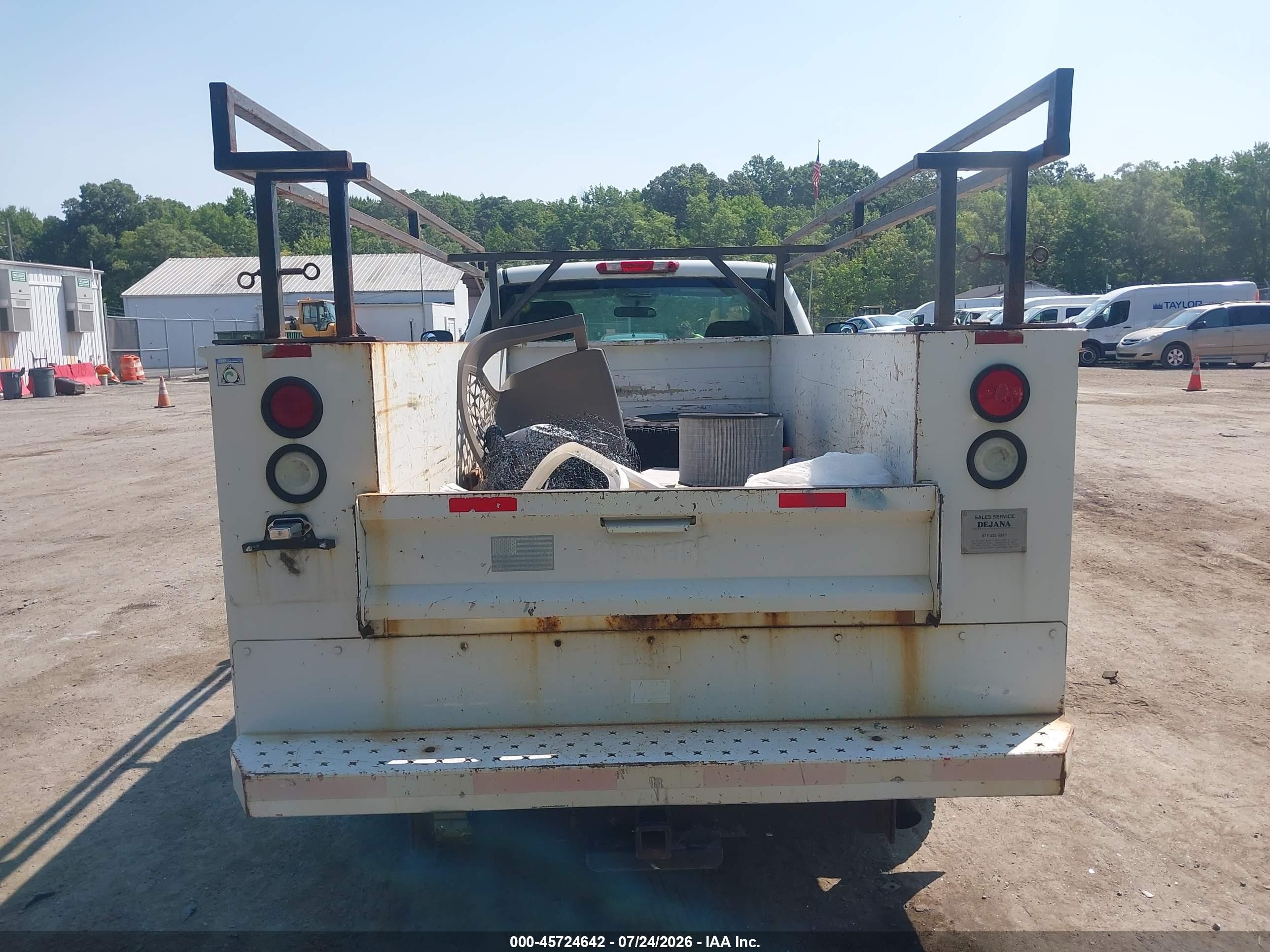 2011 Chevrolet Silverado 2500hd Work Truck White vin: 1GB0CVCG4BF259687