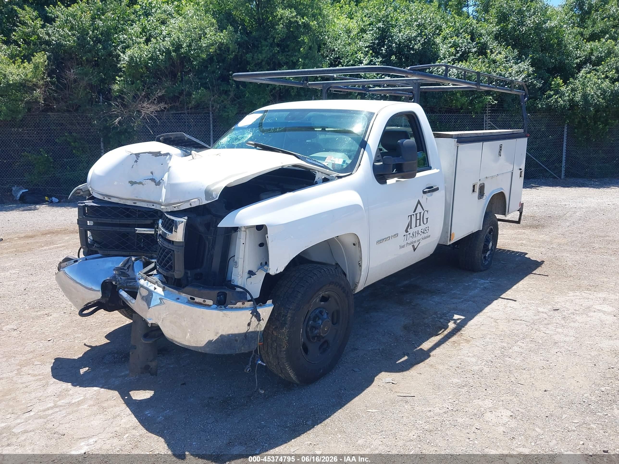 2014 Chevrolet Silverado 2500hd Work Truck White vin: 1GB0CVCG8EF114480