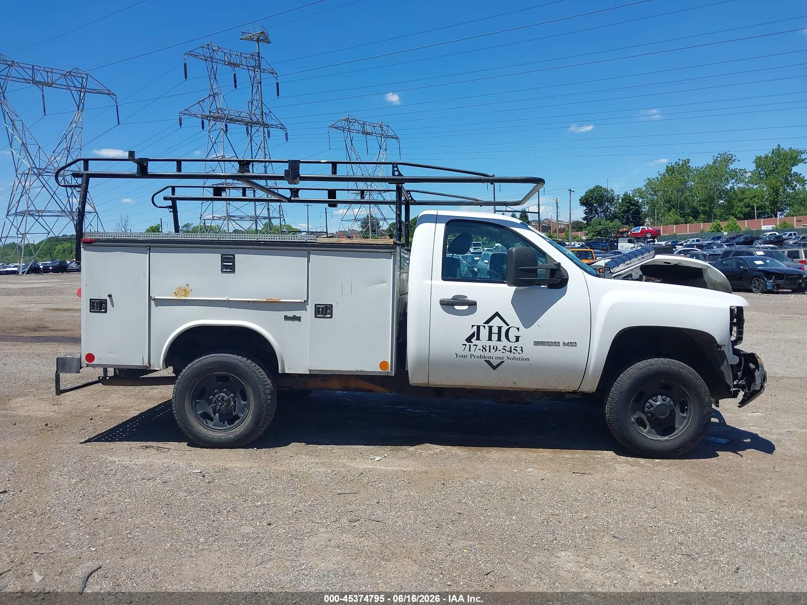 2014 Chevrolet Silverado 2500hd Work Truck White vin: 1GB0CVCG8EF114480