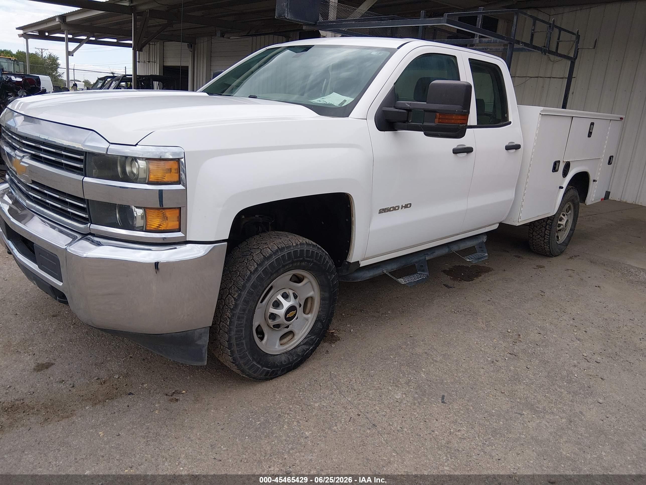 2015 Chevrolet Silverado 2500hd Built After Aug 14 Work Truck White vin: 1GB2CUEG0FZ540020