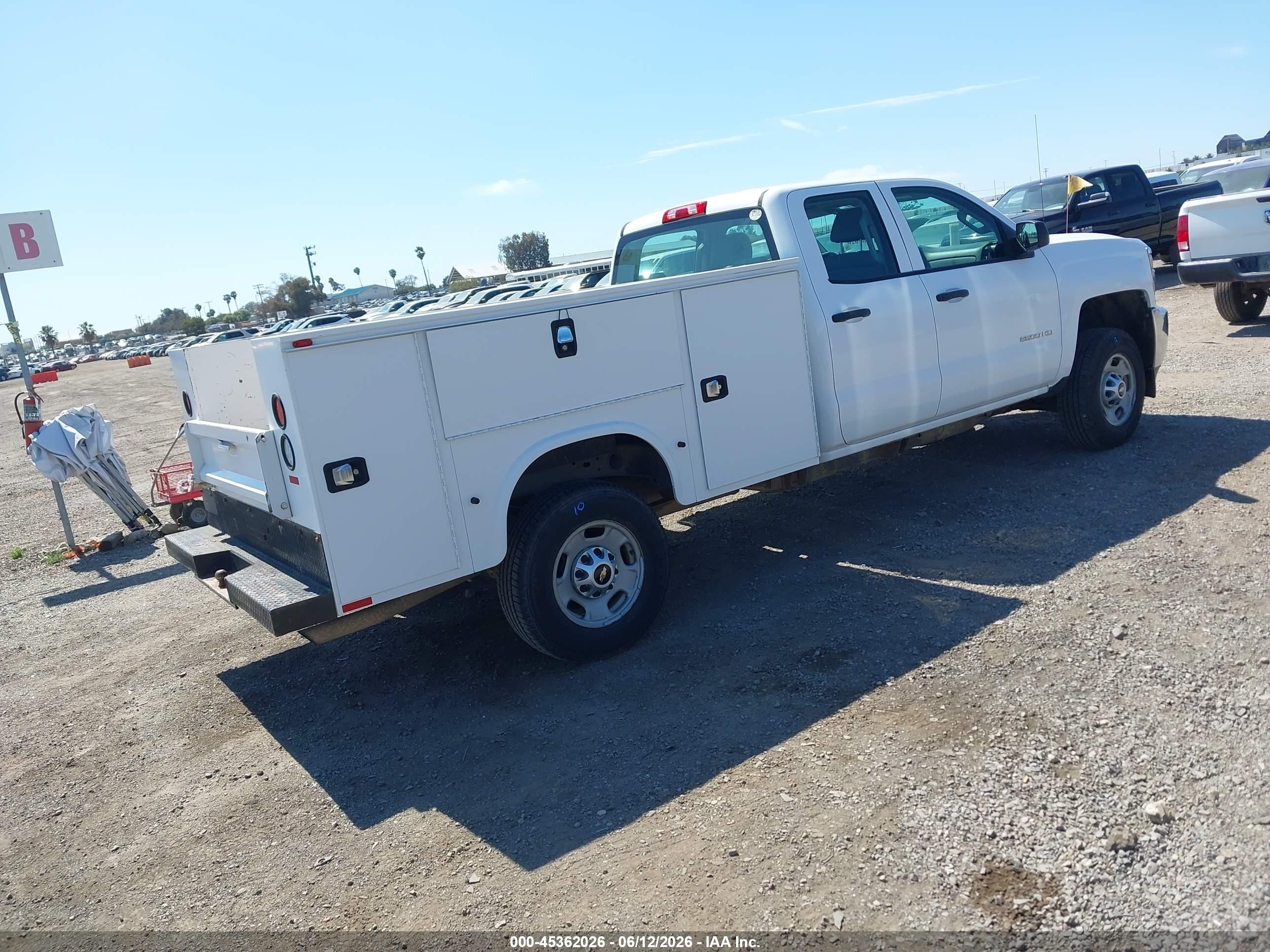 2015 Chevrolet Silverado 2500hd Built After Aug 14 Work Truck White vin: 1GB2CUEG7FZ534862