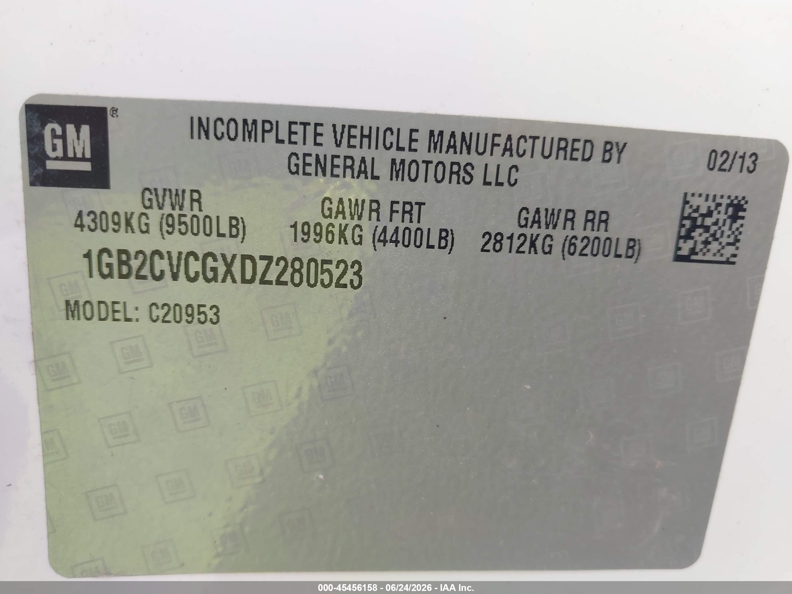 2013 Chevrolet Silverado 2500hd Work Truck White vin: 1GB2CVCGXDZ280523