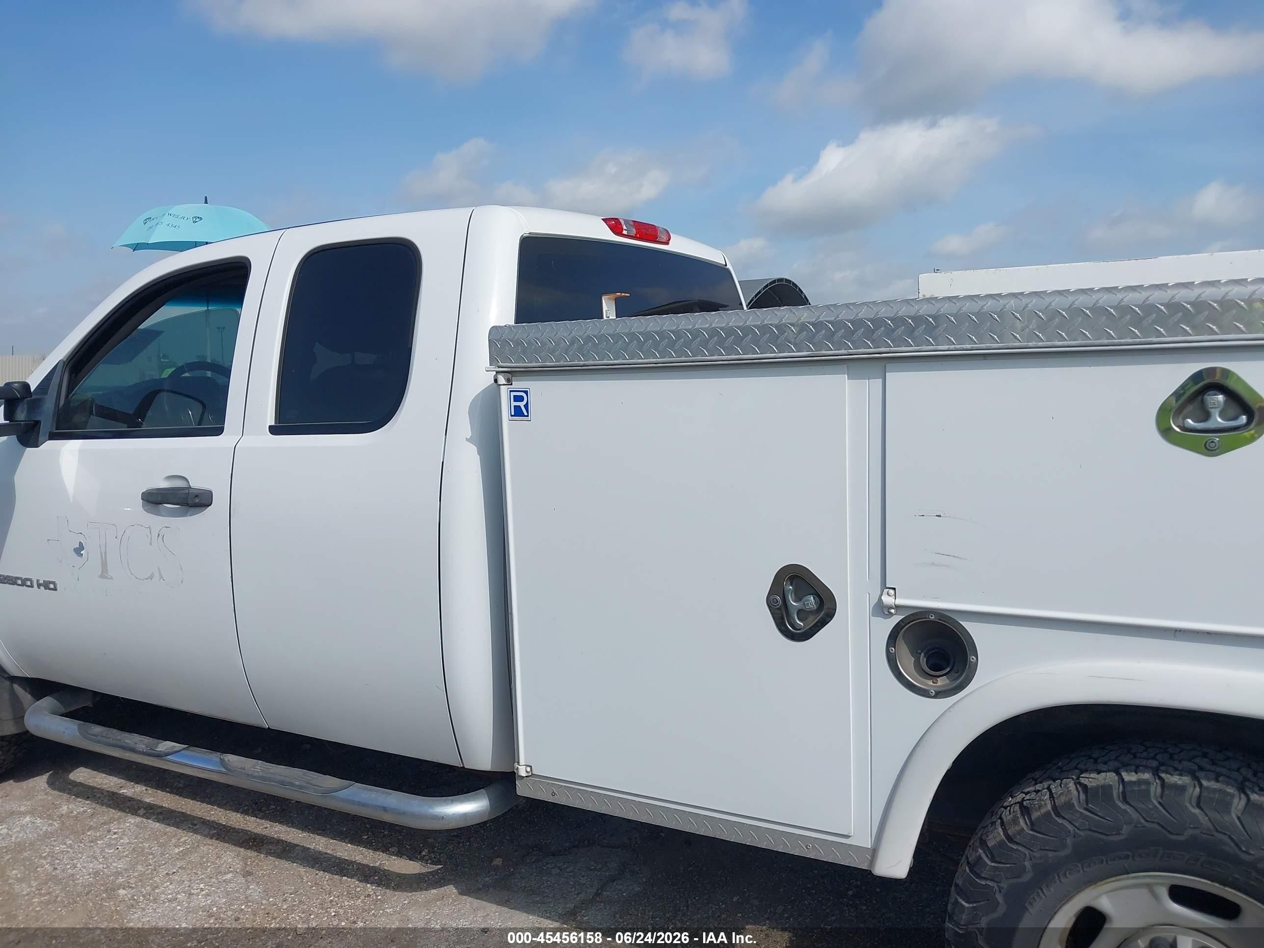 2013 Chevrolet Silverado 2500hd Work Truck White vin: 1GB2CVCGXDZ280523