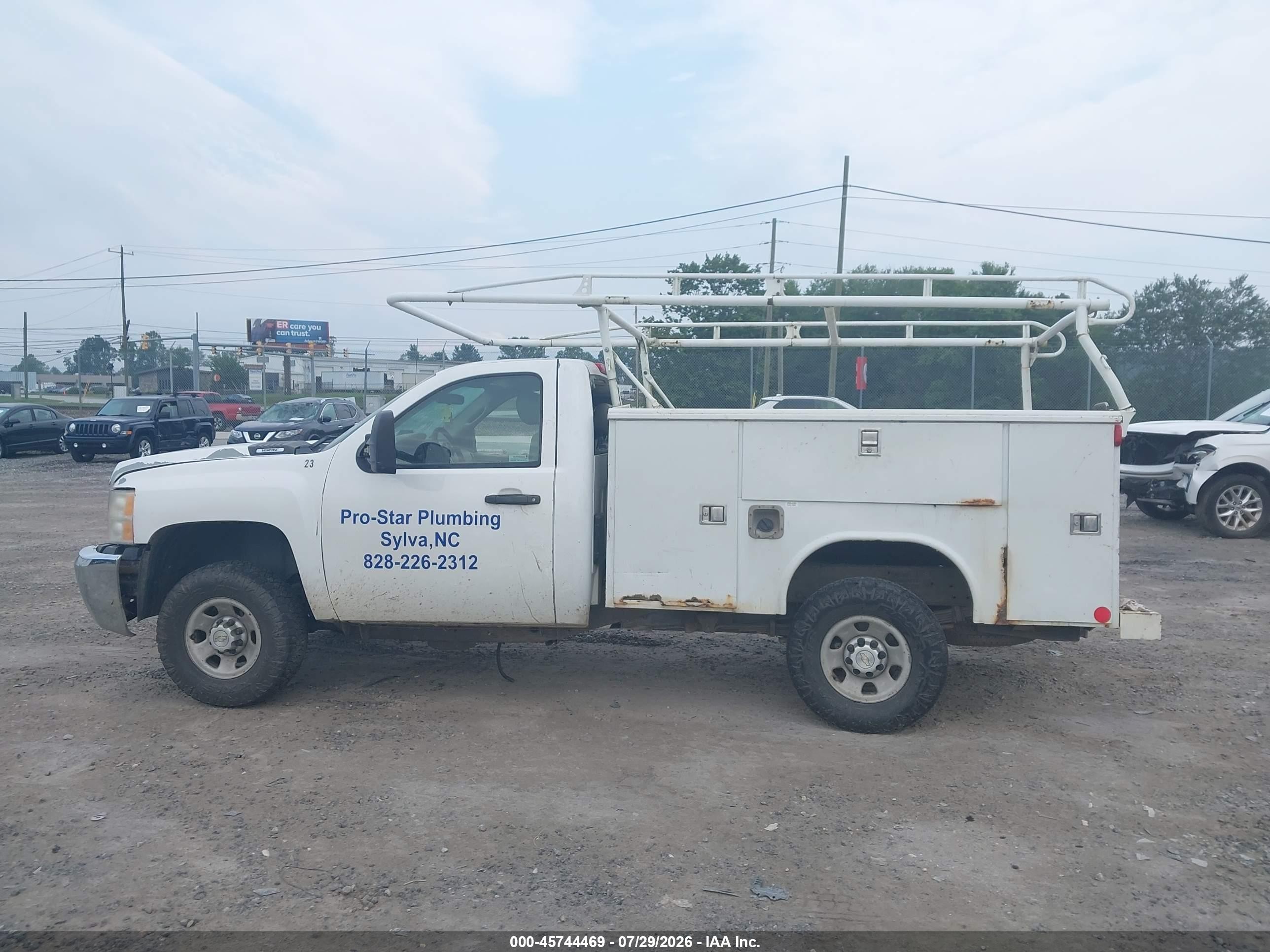 2010 Chevrolet Silverado 3500hd Work Truck Белый vin: 1GB3CZBK3AF128145