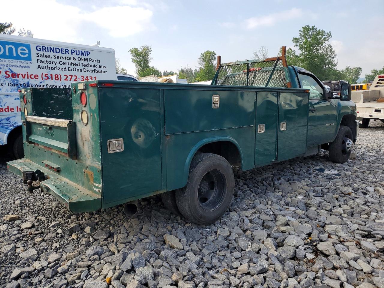 2013 Chevrolet Silverado C3500 Green vin: 1GB3CZC87DF162287