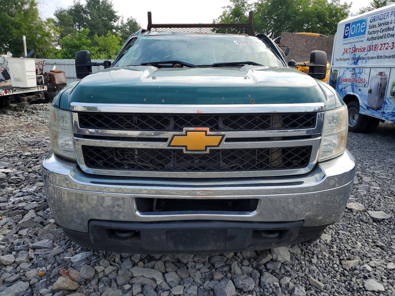 2013 Chevrolet Silverado C3500 Green vin: 1GB3CZC87DF162287