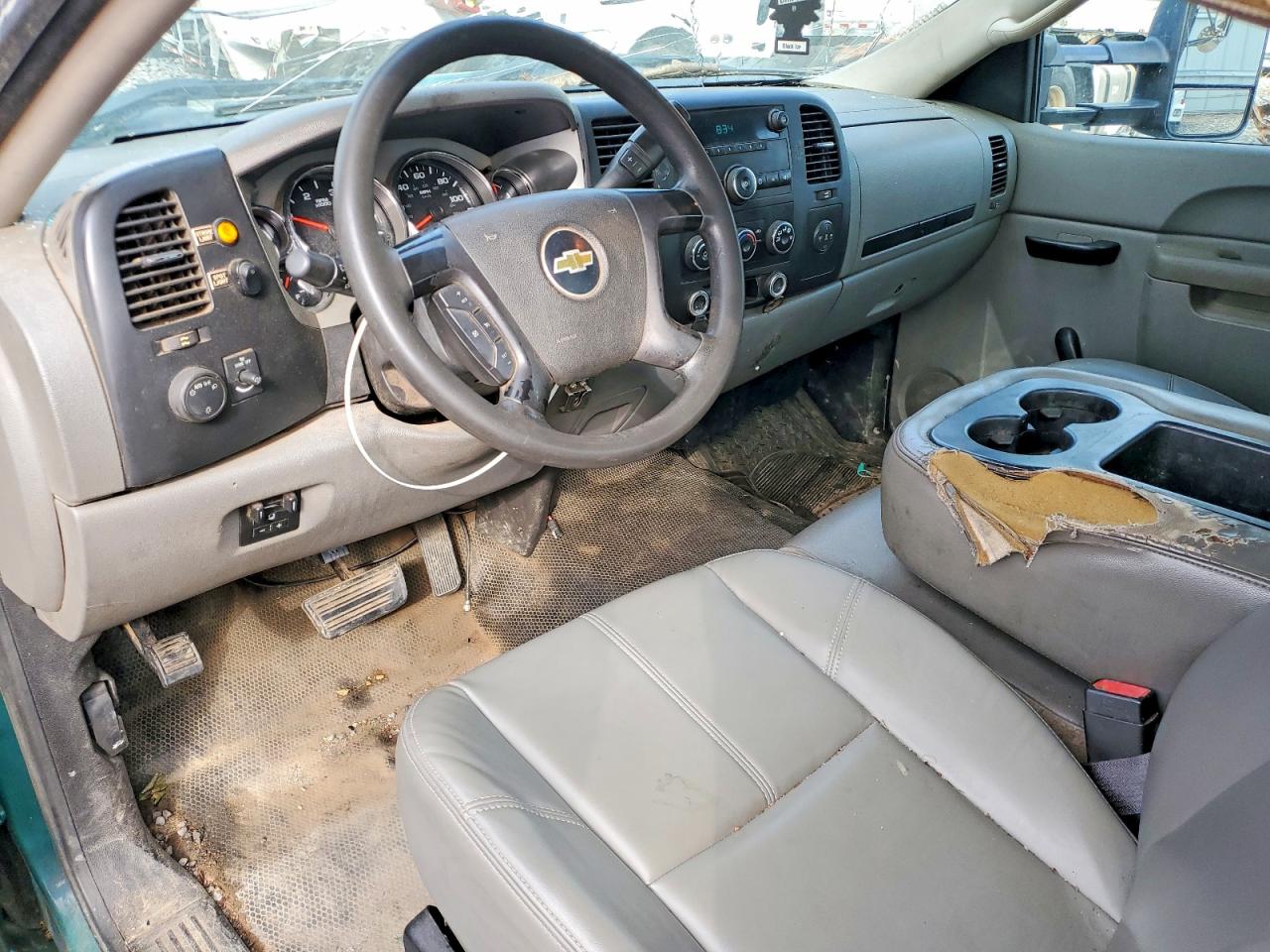 2013 Chevrolet Silverado C3500 Green vin: 1GB3CZC87DF162287
