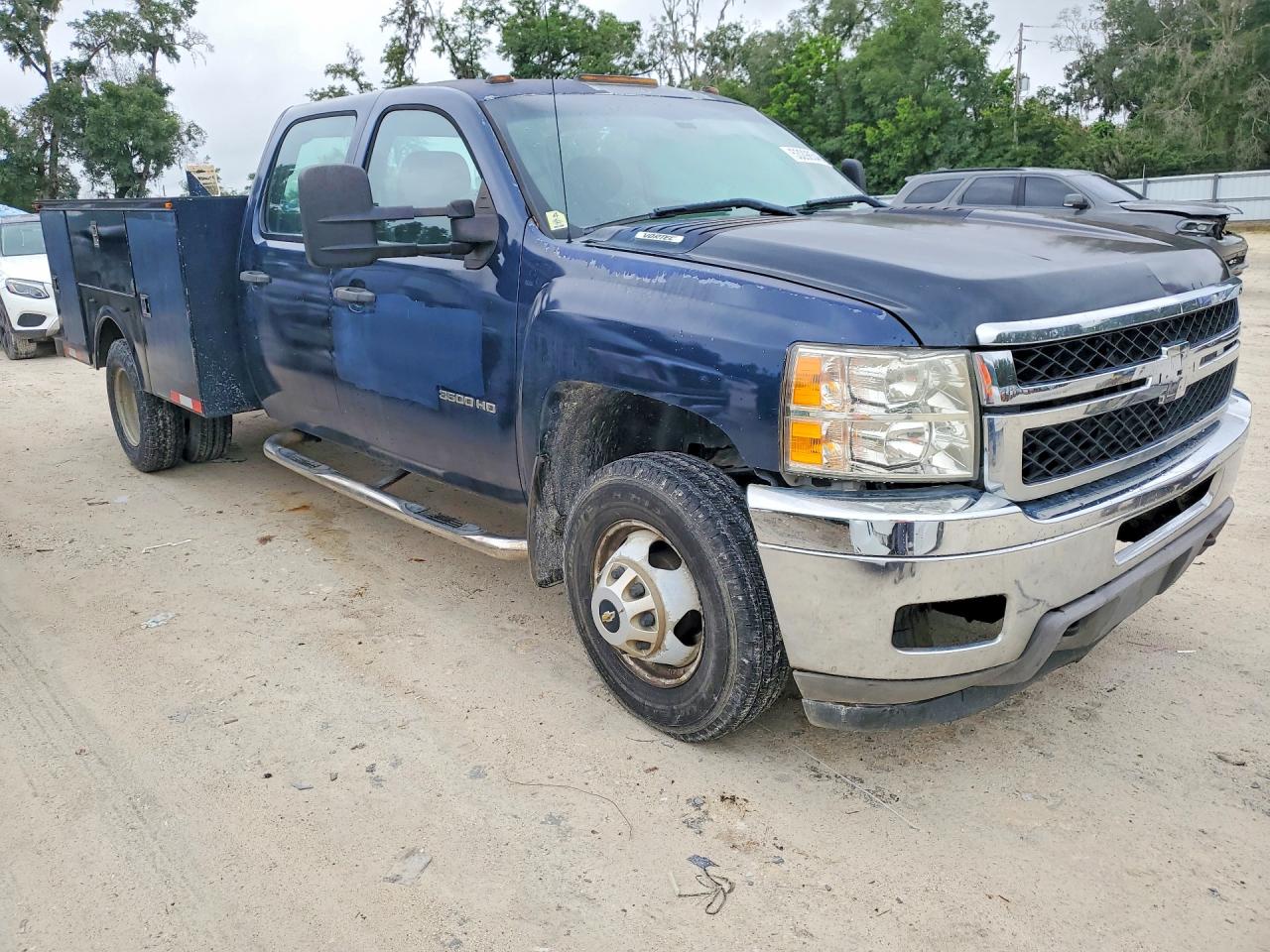 2013 Chevrolet Silverado C3500 Blue vin: 1GB4CZCG5DF126321