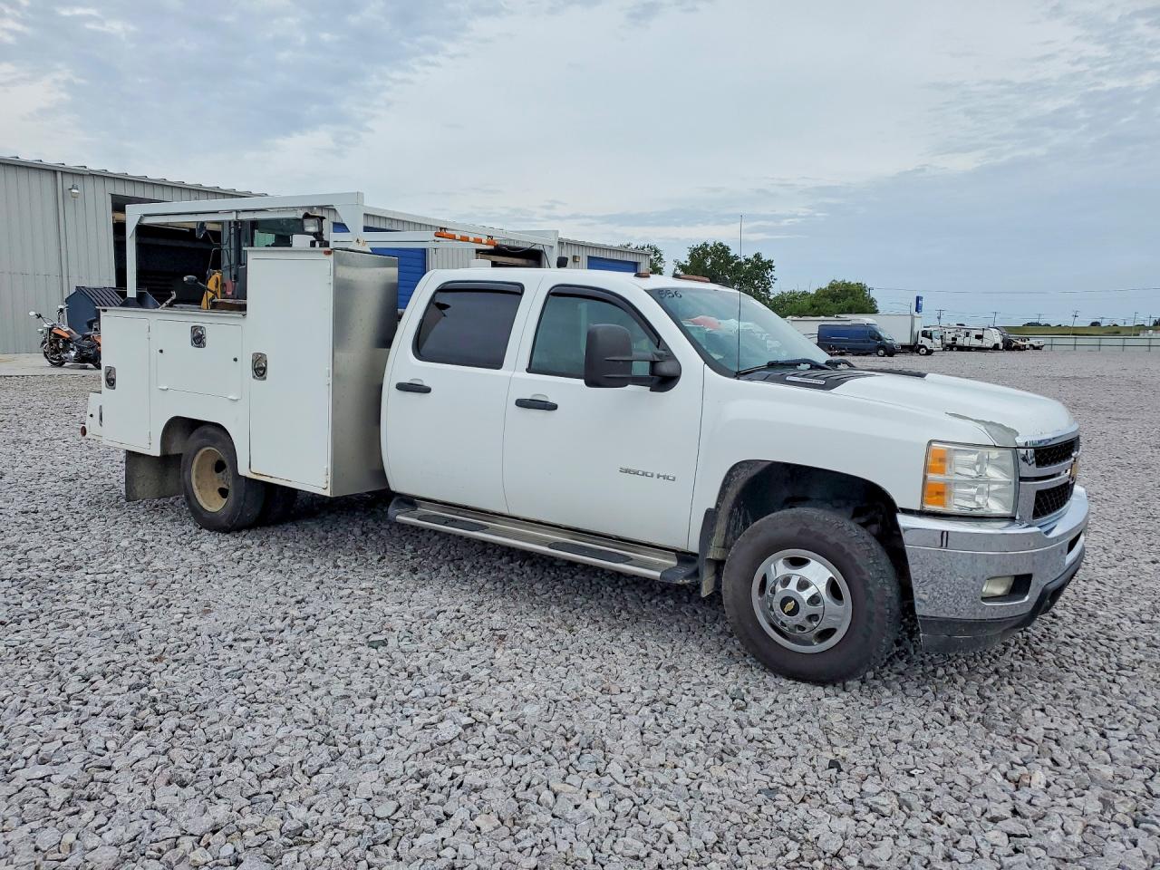 2012 Chevrolet Silverado K3500 Lt White vin: 1GB4K0CL7CF217763