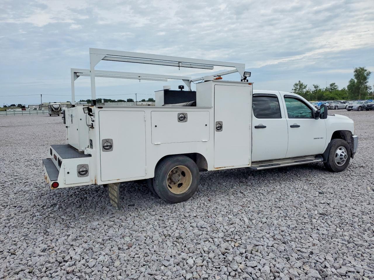2012 Chevrolet Silverado K3500 Lt White vin: 1GB4K0CL7CF217763