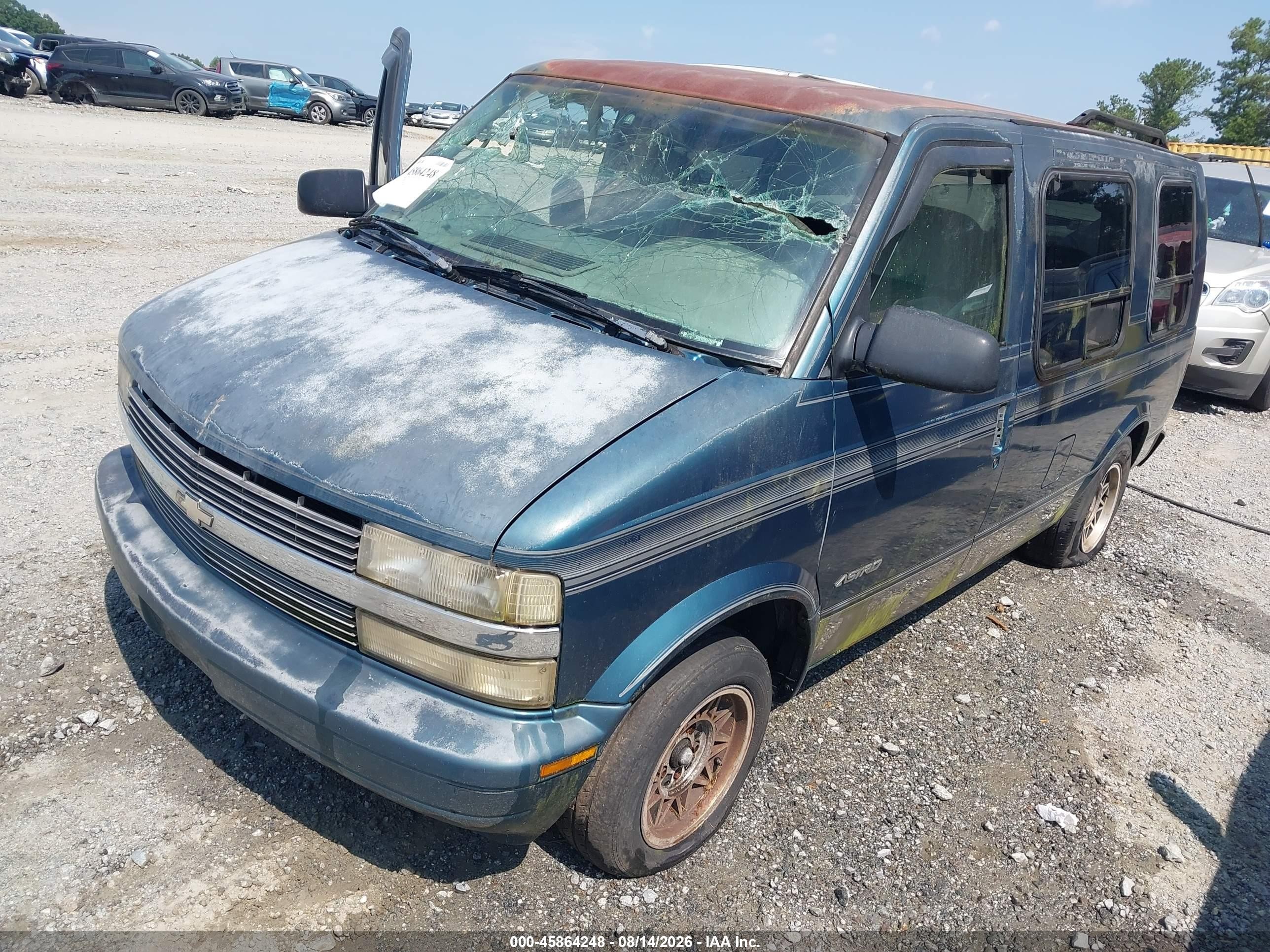 1997 Chevrolet Astro Yf7 Green vin: 1GBDM19W0VB151469