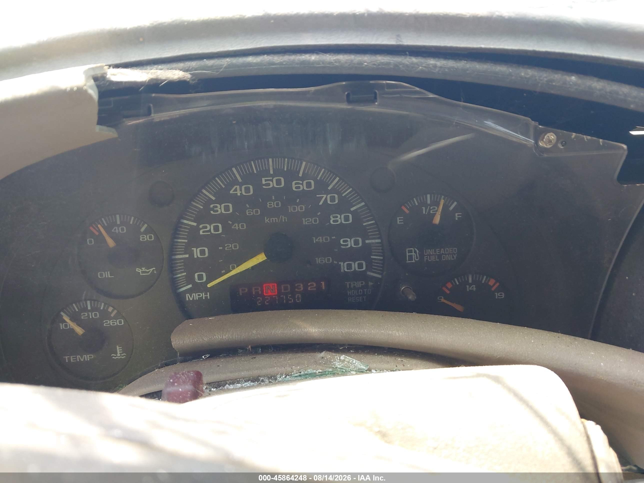 1997 Chevrolet Astro Yf7 Green vin: 1GBDM19W0VB151469