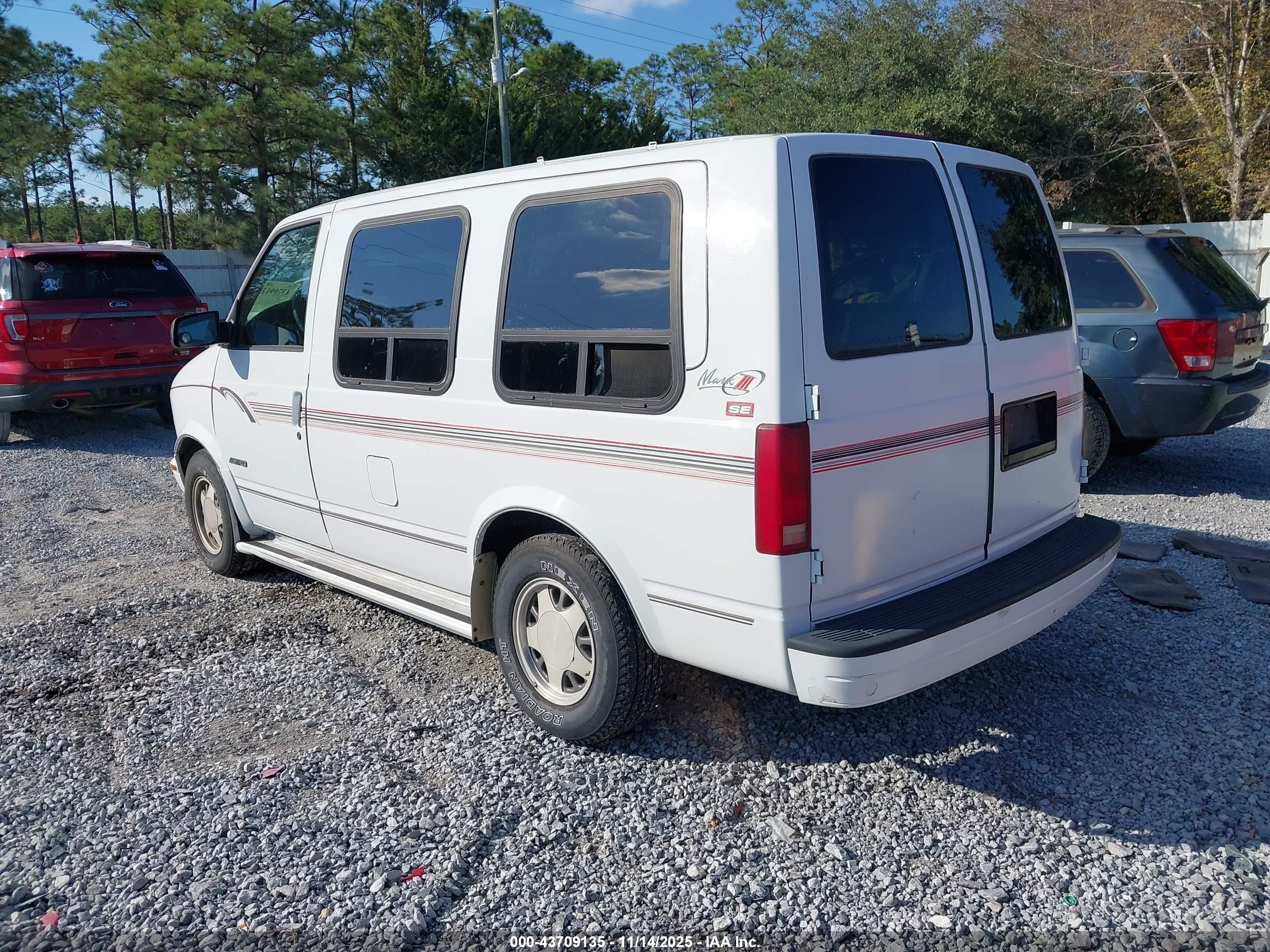 2000 Chevrolet Astro Upfitter Pkg. White vin: 1GBDM19W2YB134113