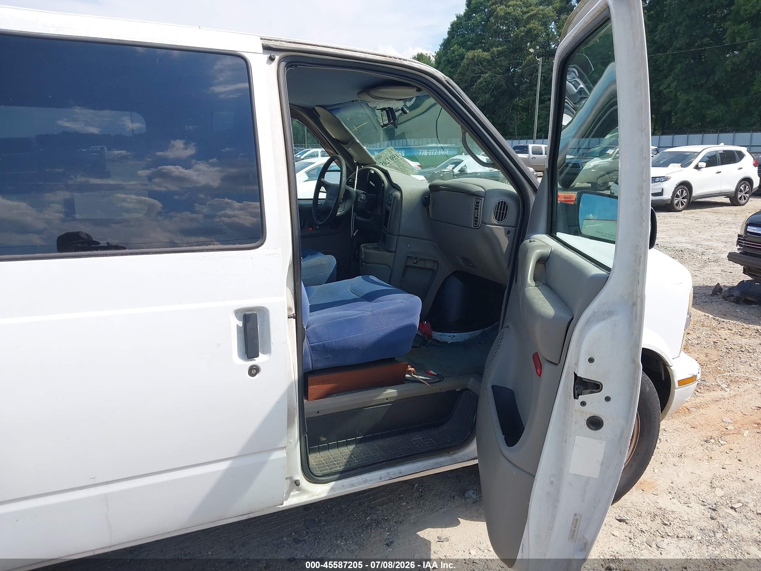 1998 Chevrolet Astro Upfitter Pkg. White vin: 1GBDM19W7WB101153