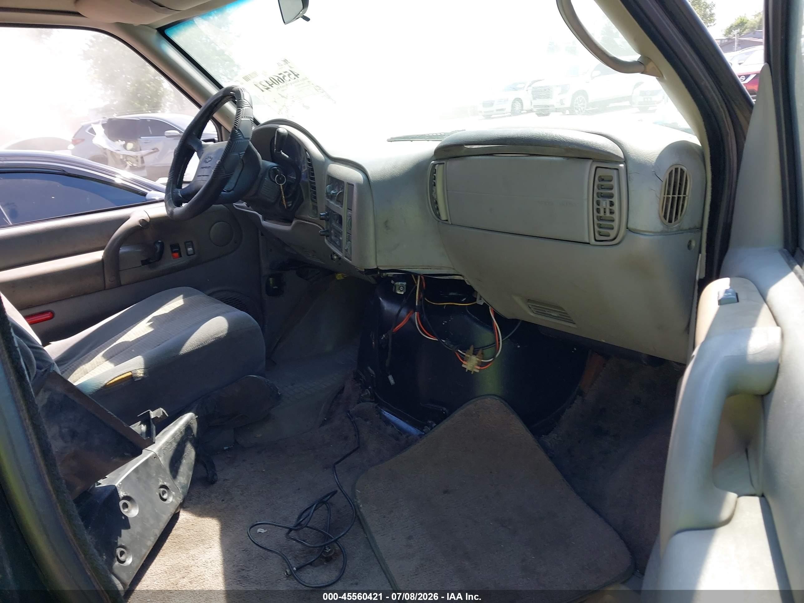1997 Chevrolet Astro Yf7 Black vin: 1GBDM19W9VB152779