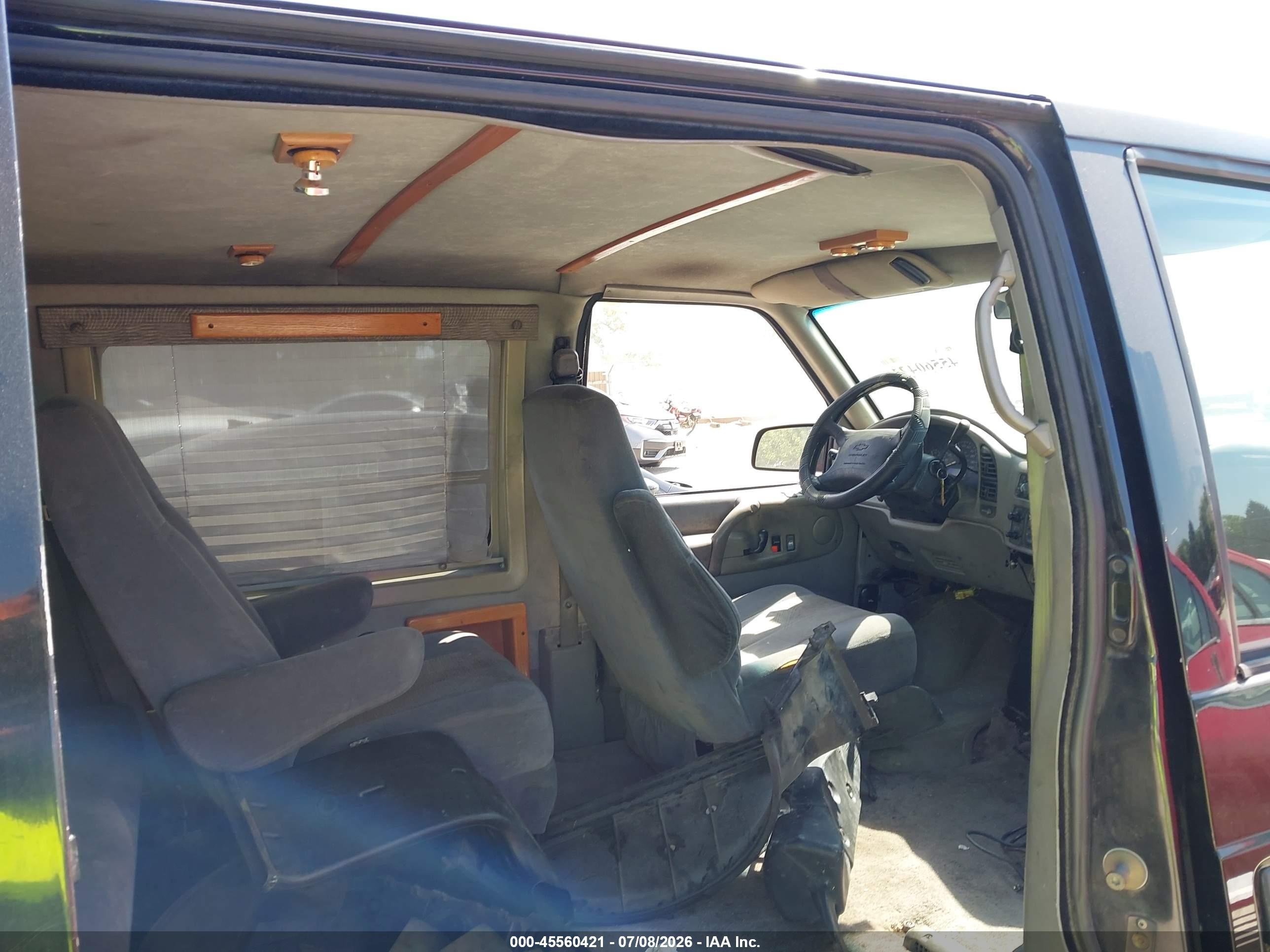 1997 Chevrolet Astro Yf7 Black vin: 1GBDM19W9VB152779