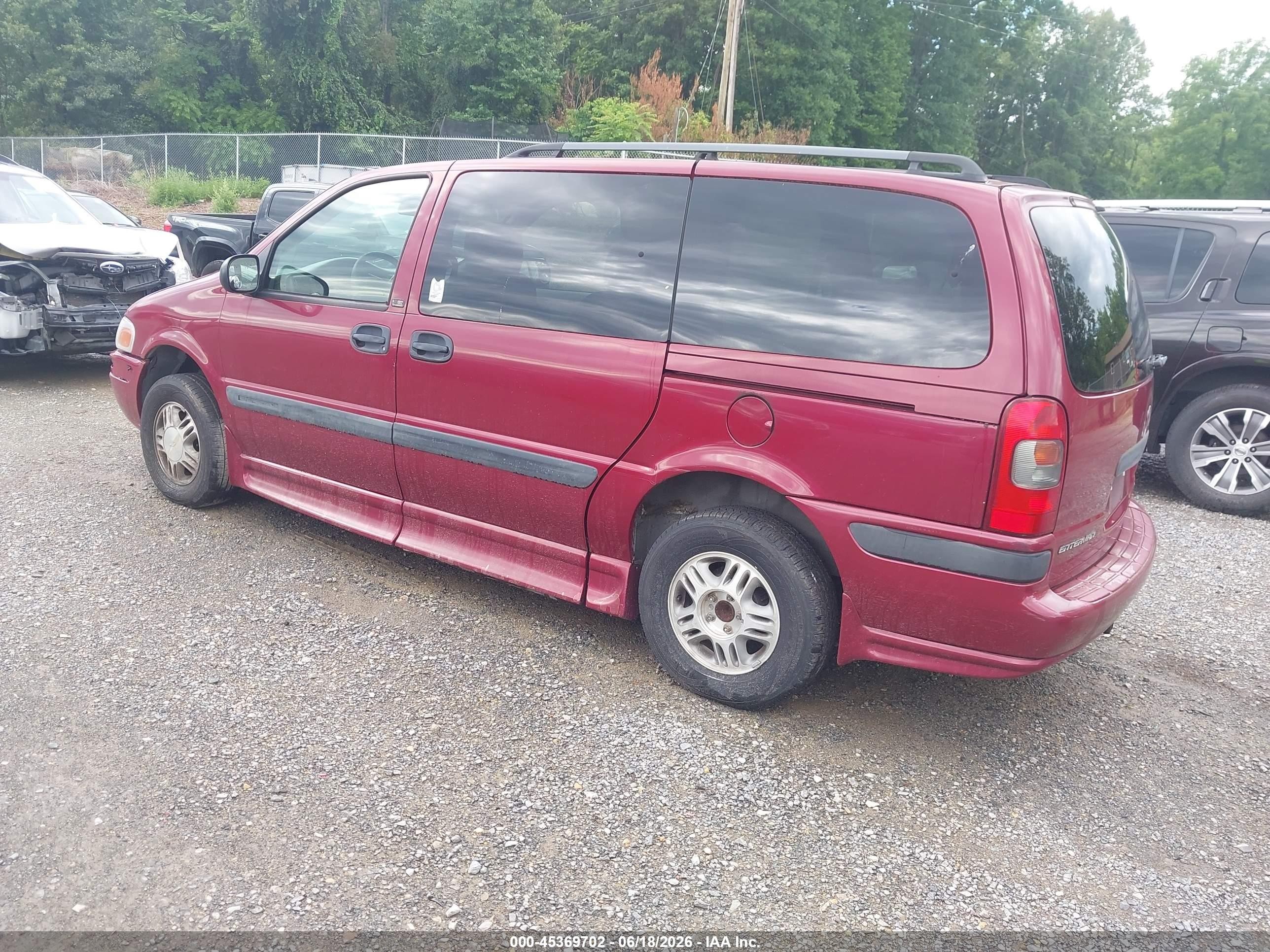 2004 Chevrolet Venture Ls W/y3g Mobility Red vin: 1GBDX23EX4D195110