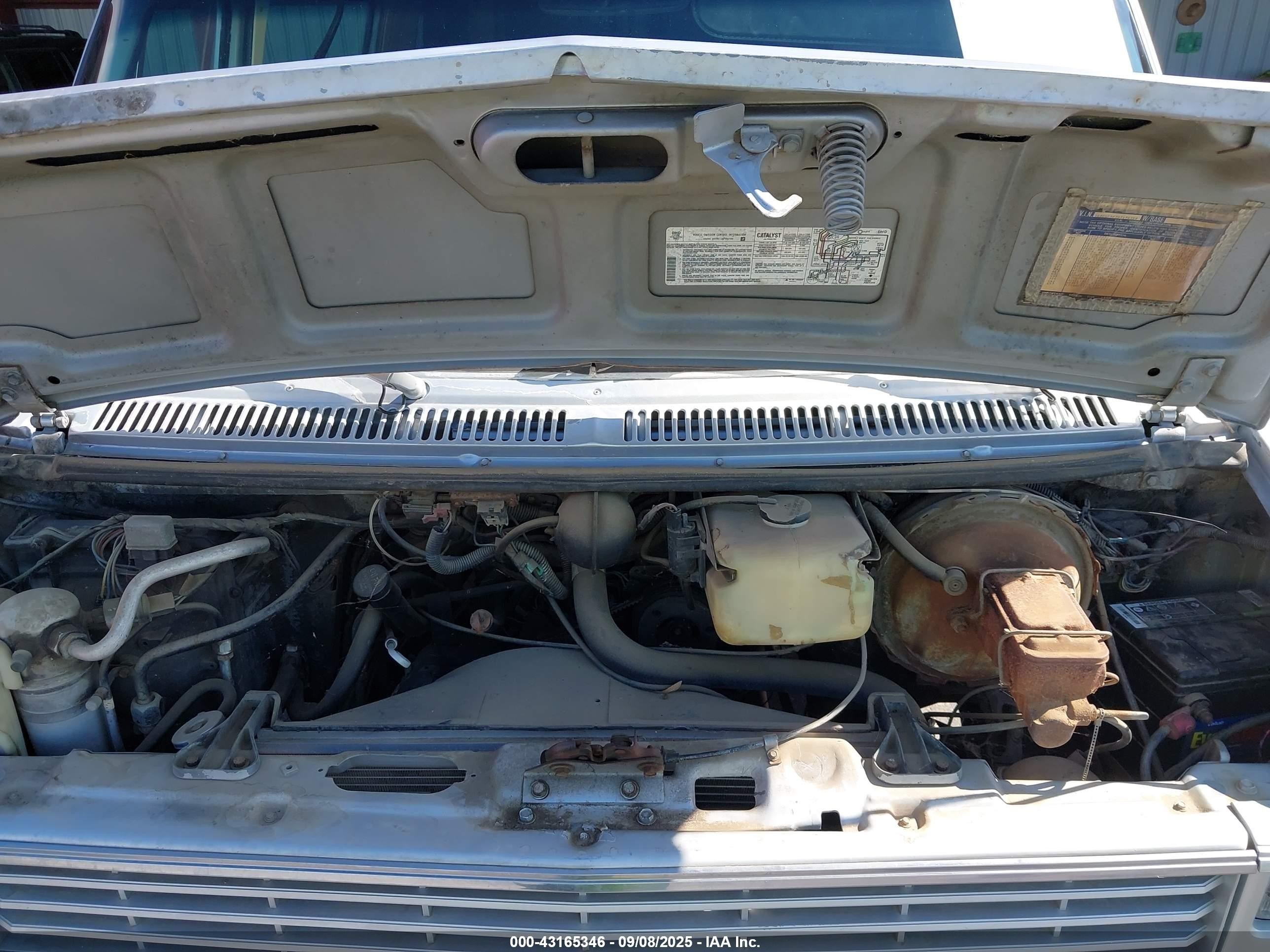 1983 Chevrolet G20   Silver vin: 1GBEG25F7D7176359
