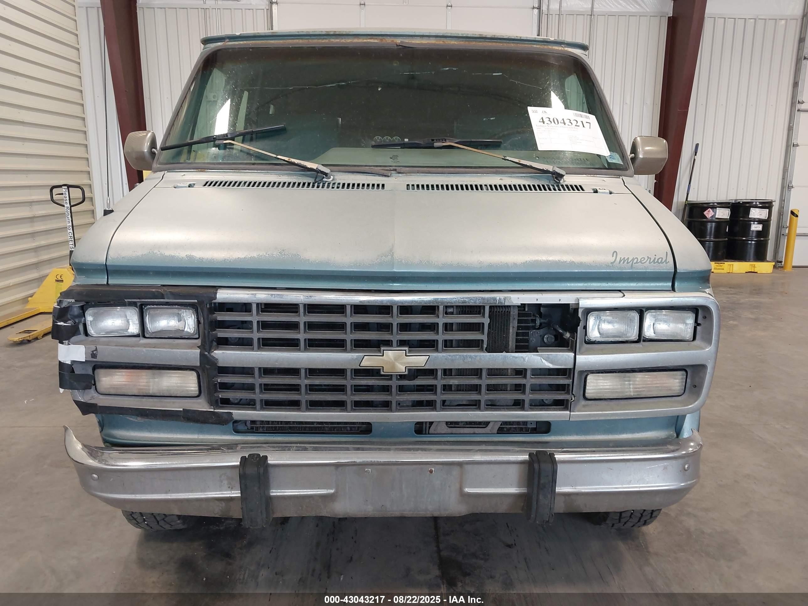 1995 Chevrolet G20   Green vin: 1GBEG25HXSF214221
