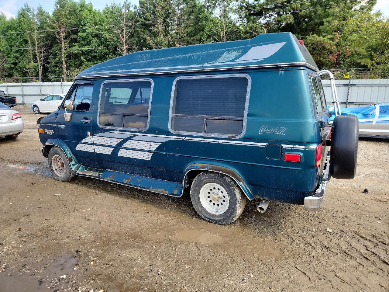 1994 Chevrolet G20 Blue vin: 1GBEG25K2RF160449