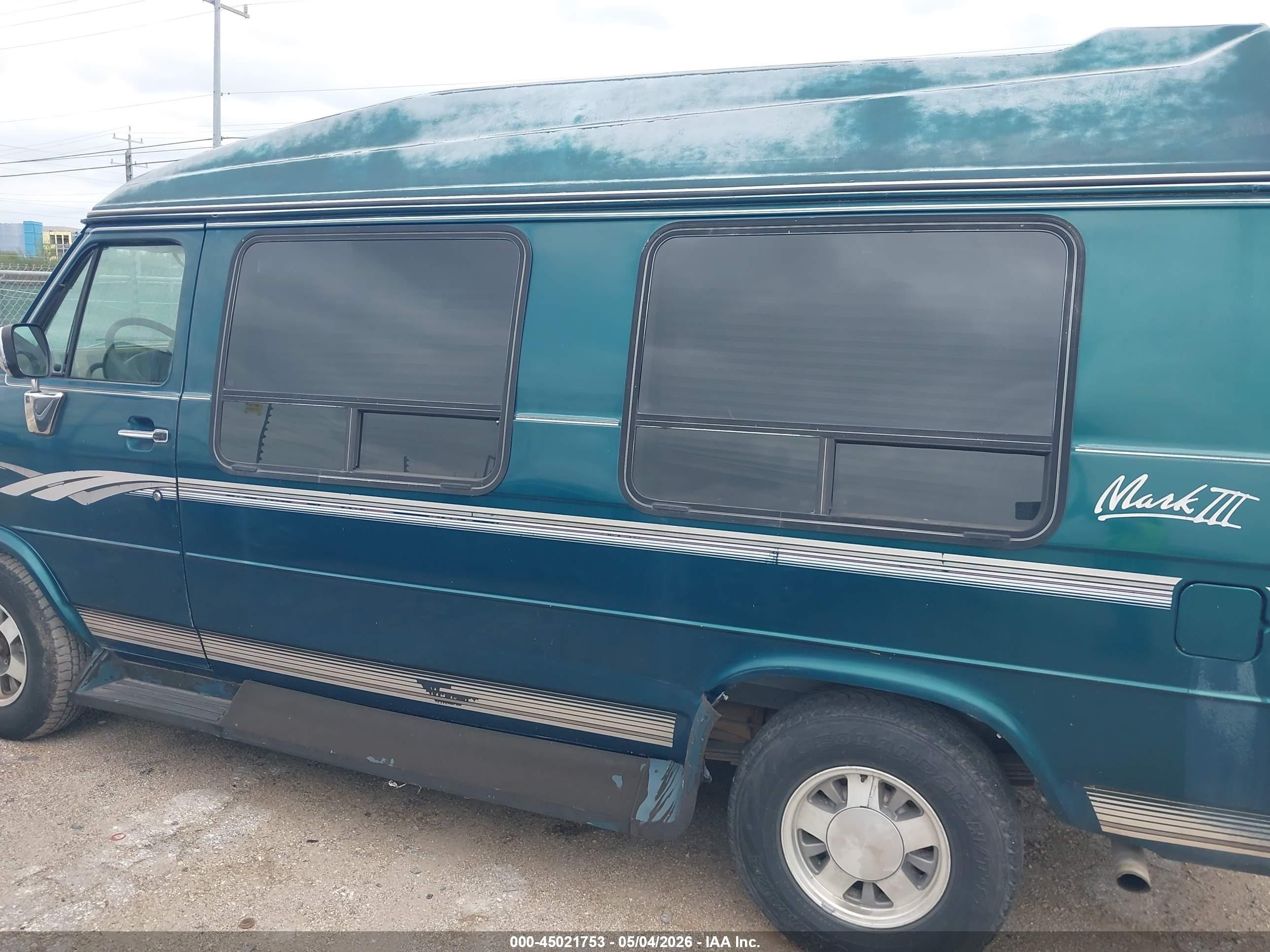 1995 Chevrolet G20   Зеленый vin: 1GBEG25K2SF115548