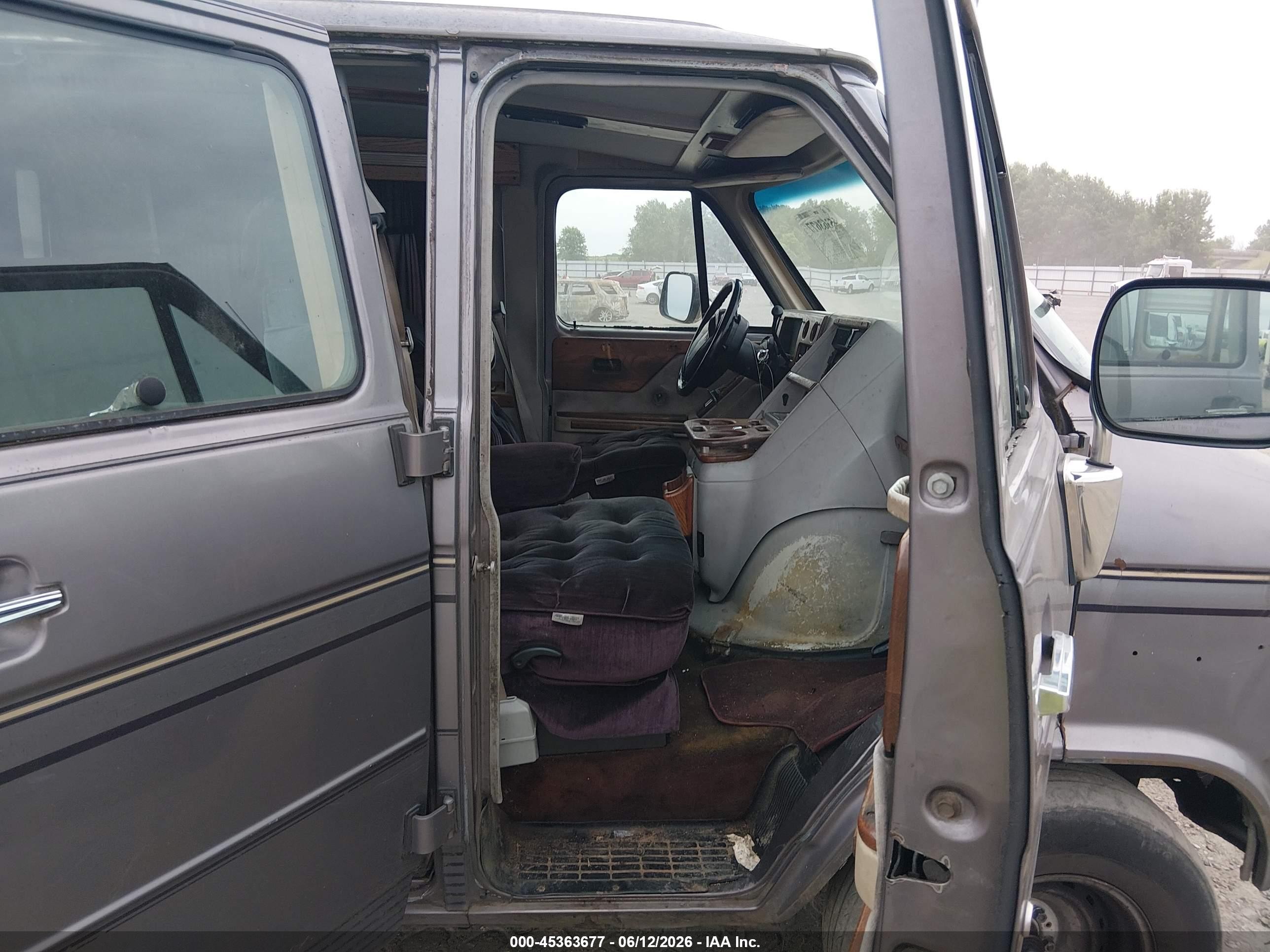 1995 Chevrolet G20   Gray vin: 1GBEG25K6SF166311