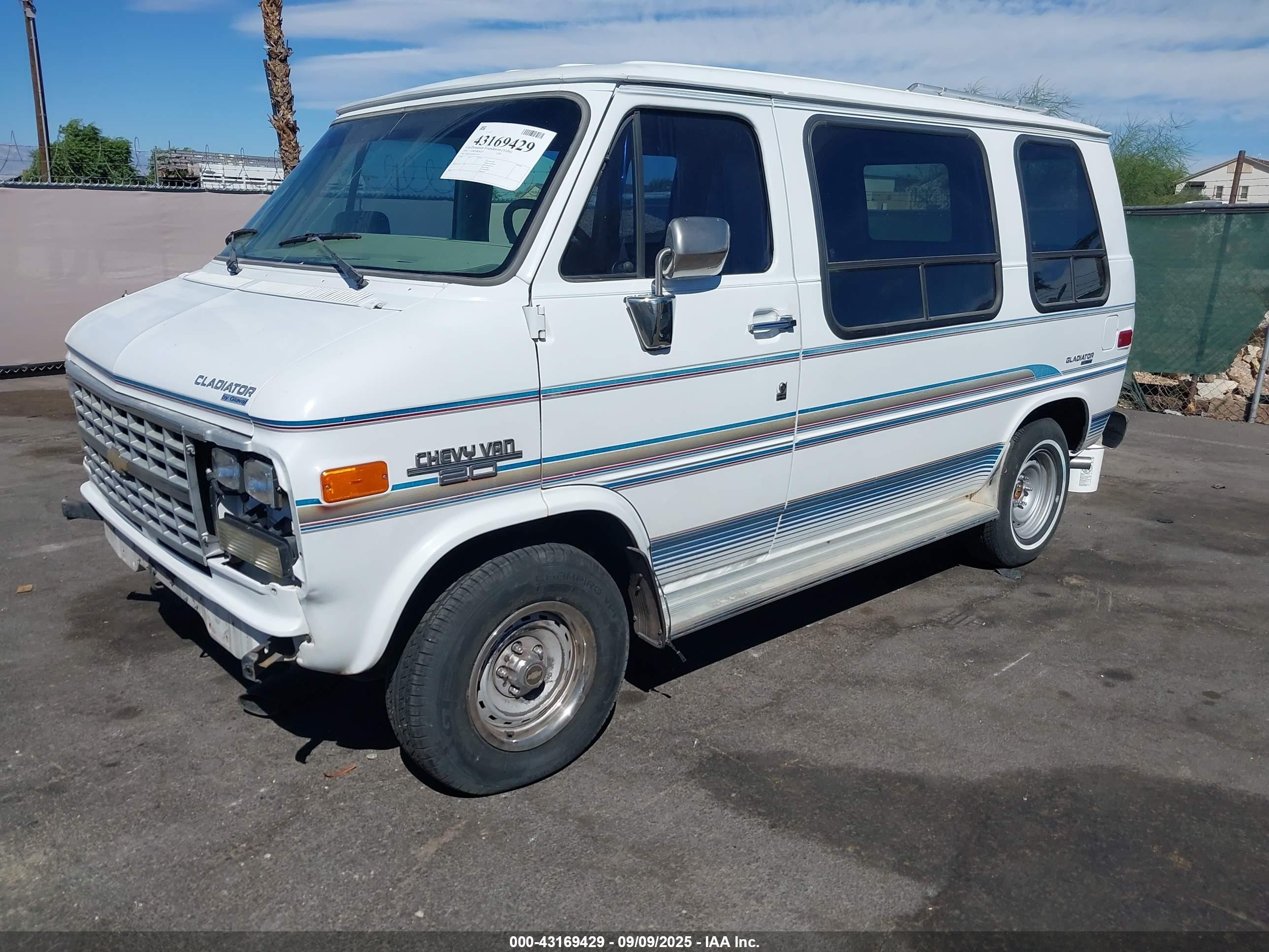 1995 Chevrolet G20   Белый vin: 1GBEG25Z7SF113159