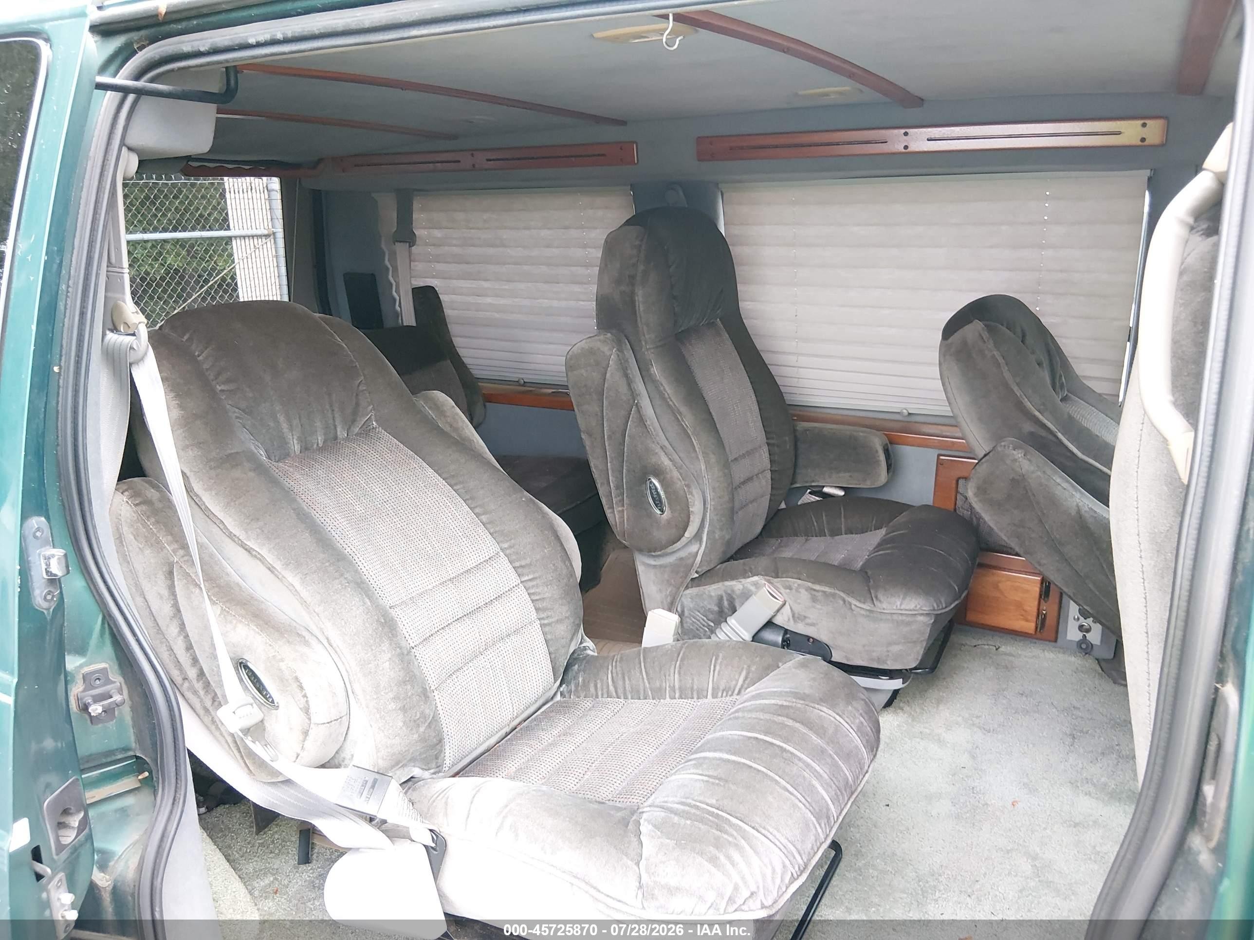 1998 Chevrolet Astro Yf7 Green vin: 1GBEL19W8WB177956