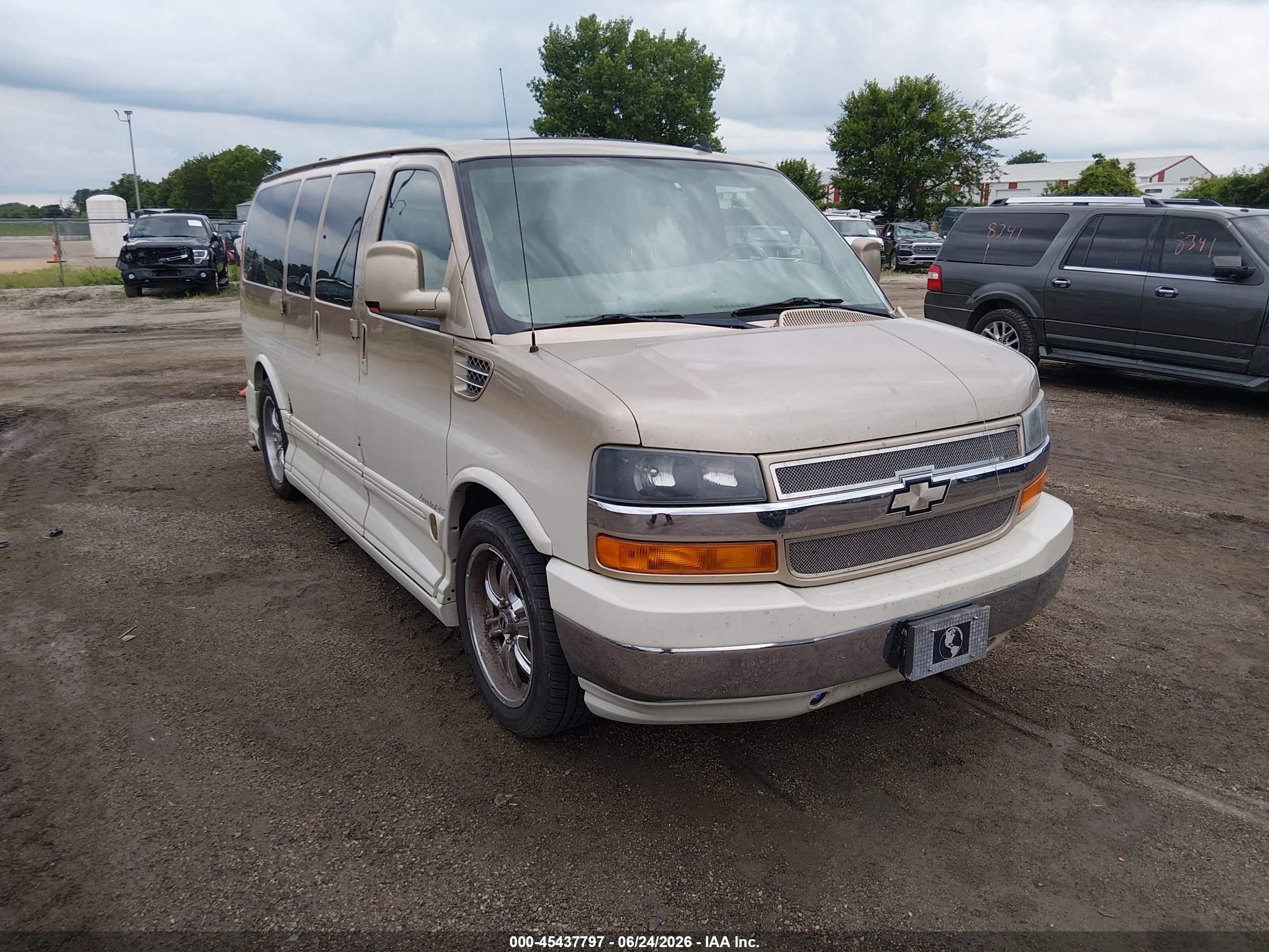 2008 Chevrolet Express Yf7 Upfitter Gold vin: 1GBFH154581146697