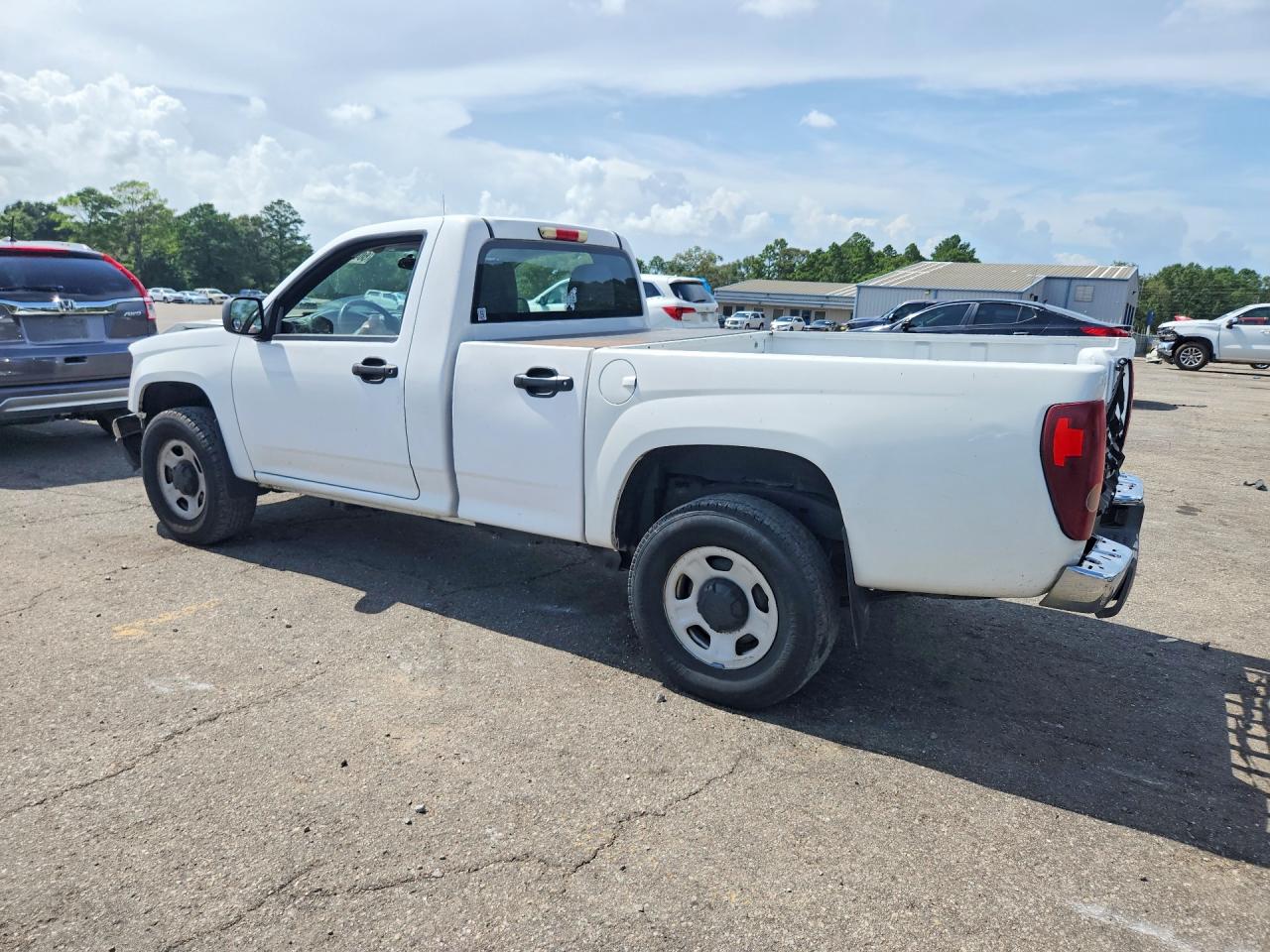2012 Chevrolet Colorado White vin: 1GBGSBFE5C8151952
