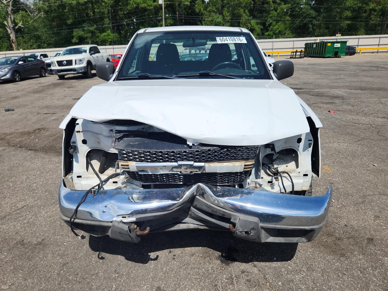 2012 Chevrolet Colorado White vin: 1GBGSBFE5C8151952