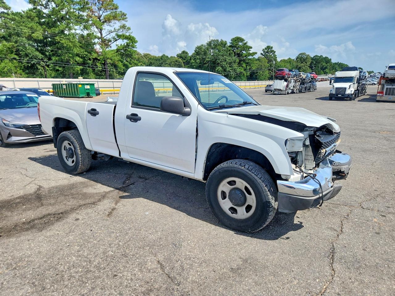 2012 Chevrolet Colorado White vin: 1GBGSBFE5C8151952