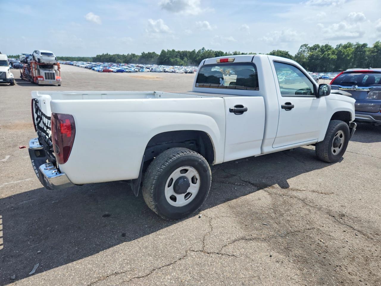 2012 Chevrolet Colorado White vin: 1GBGSBFE5C8151952