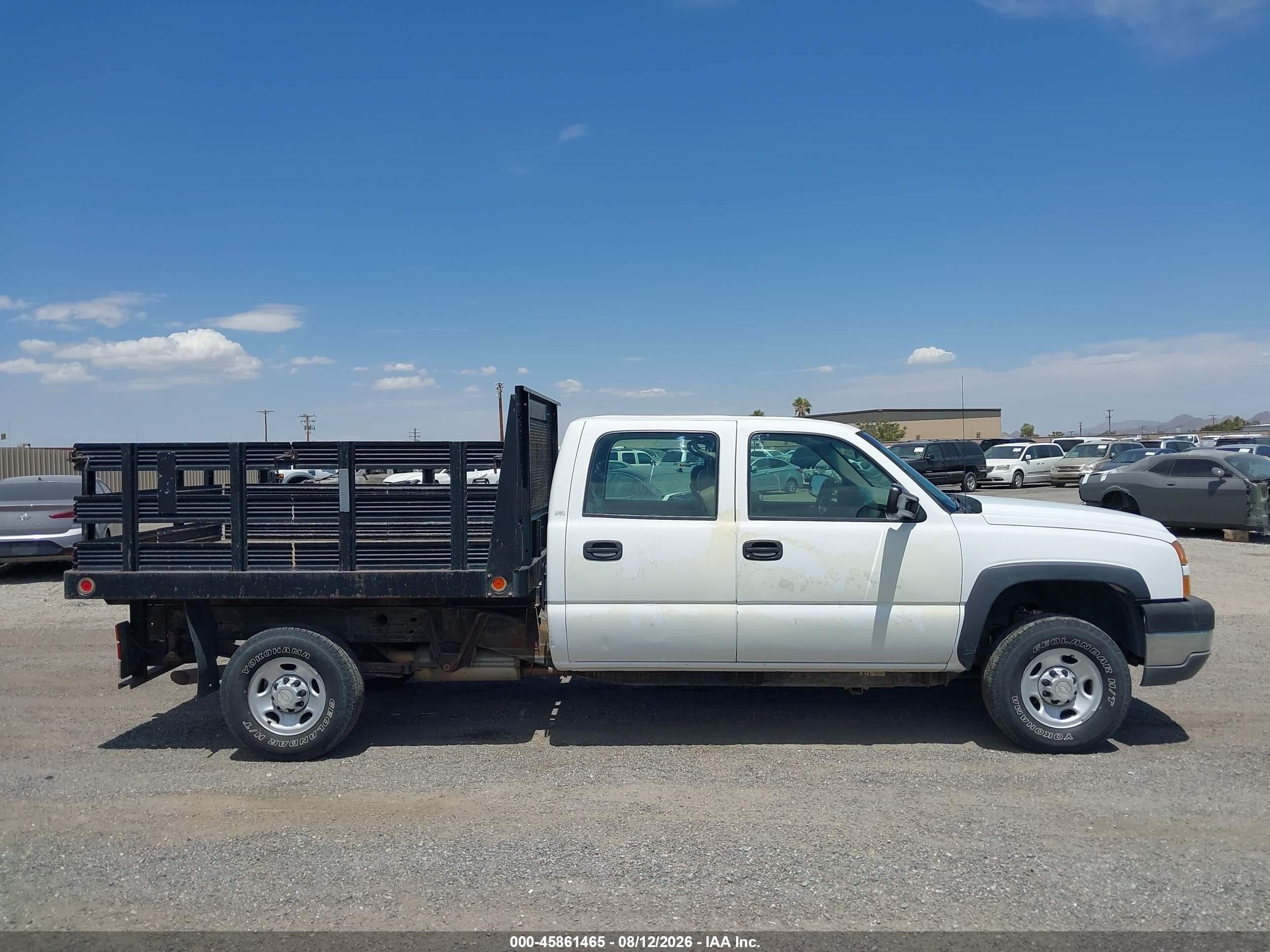 2005 Chevrolet Silverado 2500hd Work Truck White vin: 1GBHC23U75F953074
