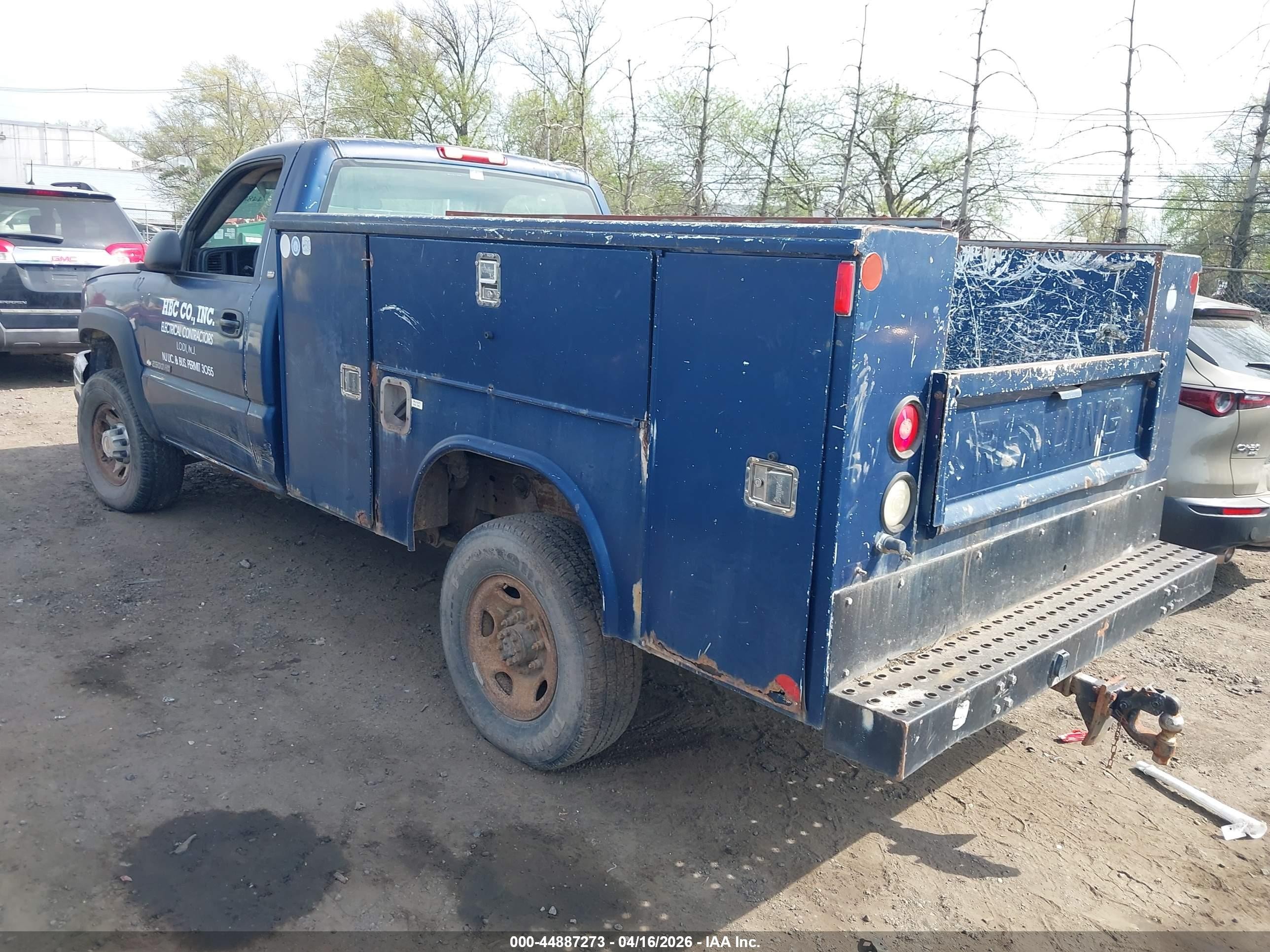 2004 Chevrolet Silverado 2500hd Work Truck Синий vin: 1GBHC24U74E273582