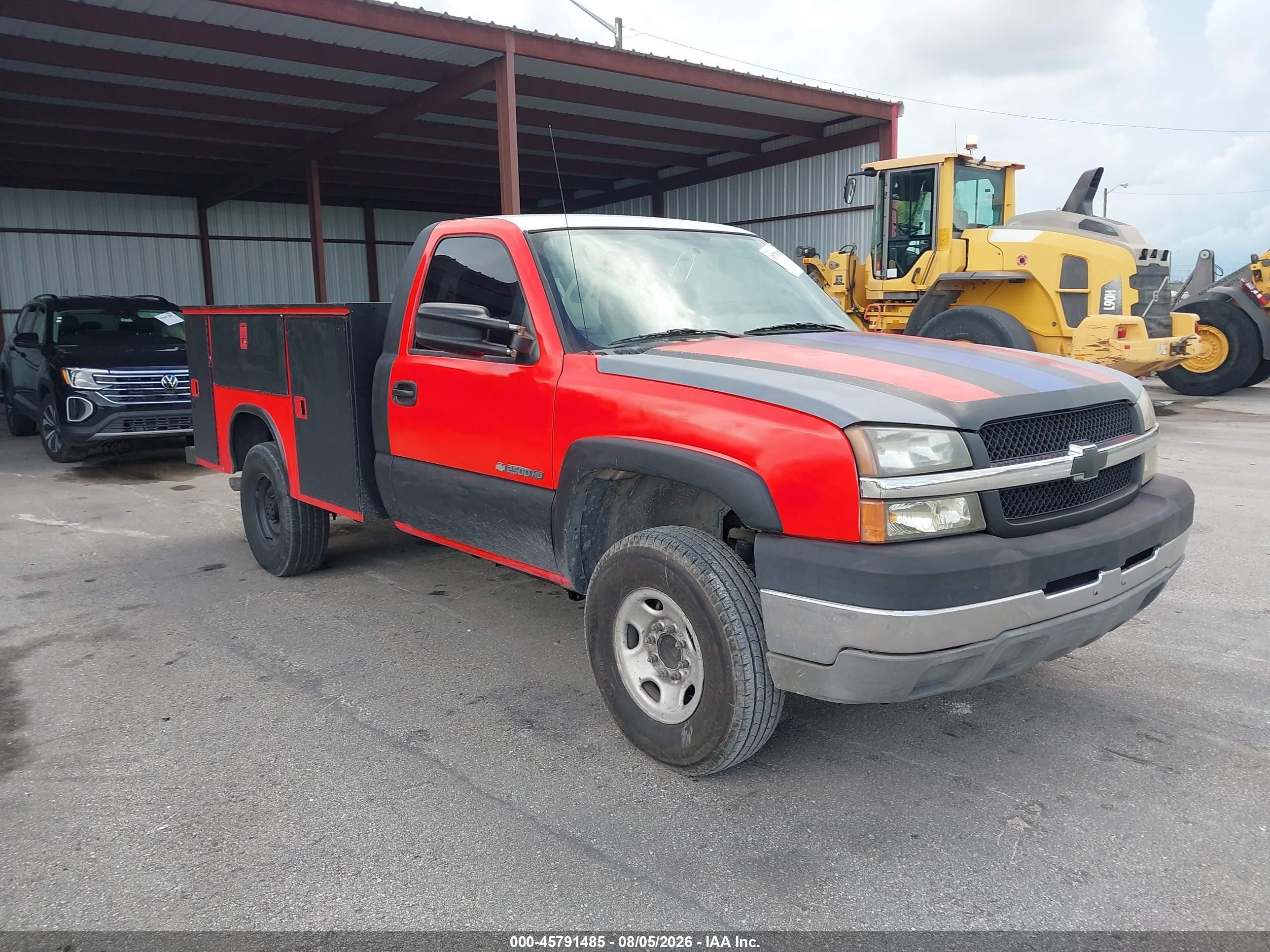 2004 Chevrolet Silverado 2500hd Work Truck Красный vin: 1GBHC24UX4E159396