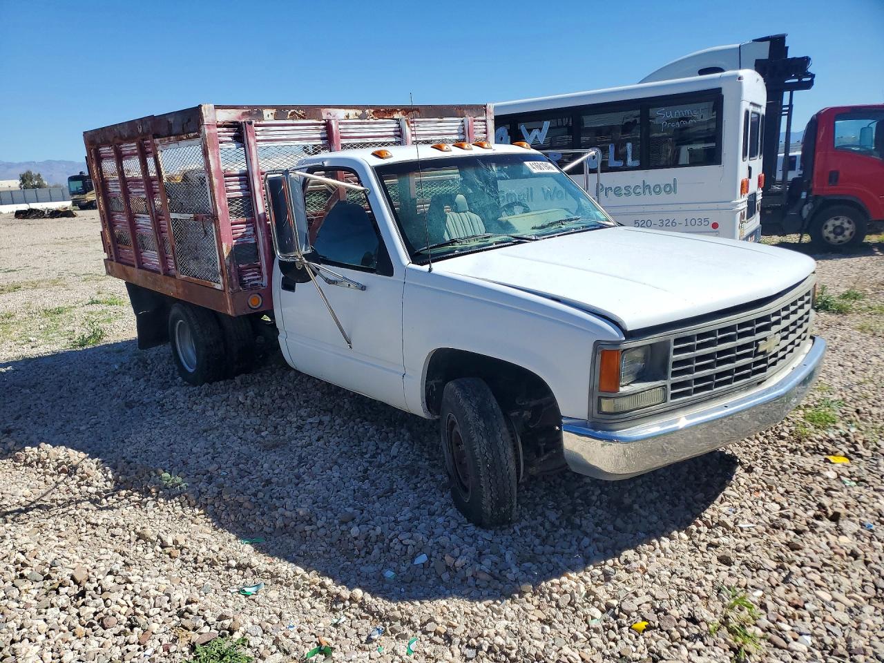1993 Chevrolet Gmt-400 C3500 White vin: 1GBHC34K3PE242094