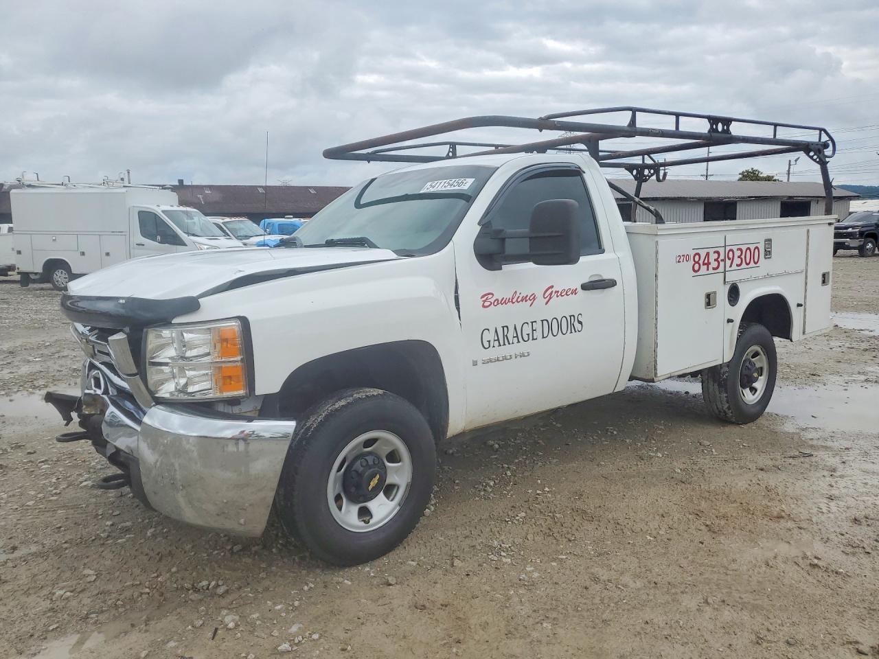 2008 Chevrolet Silverado C3500 White vin: 1GBHC34KX8E129759
