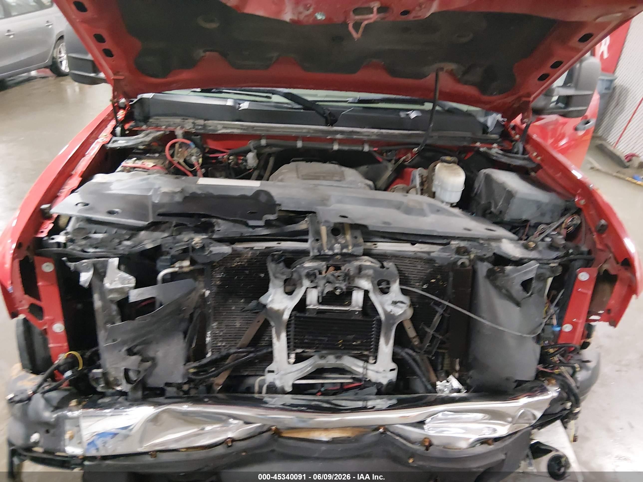 2009 Chevrolet Silverado 2500hd Work Truck Red vin: 1GBHK44KX9E107464