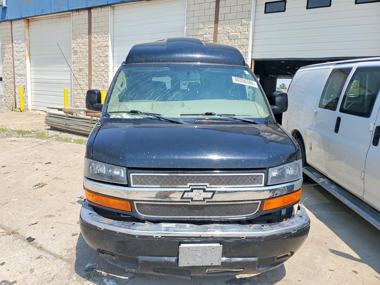 2014 Chevrolet Express G1500 3lt Black vin: 1GBSGDC49E1152536