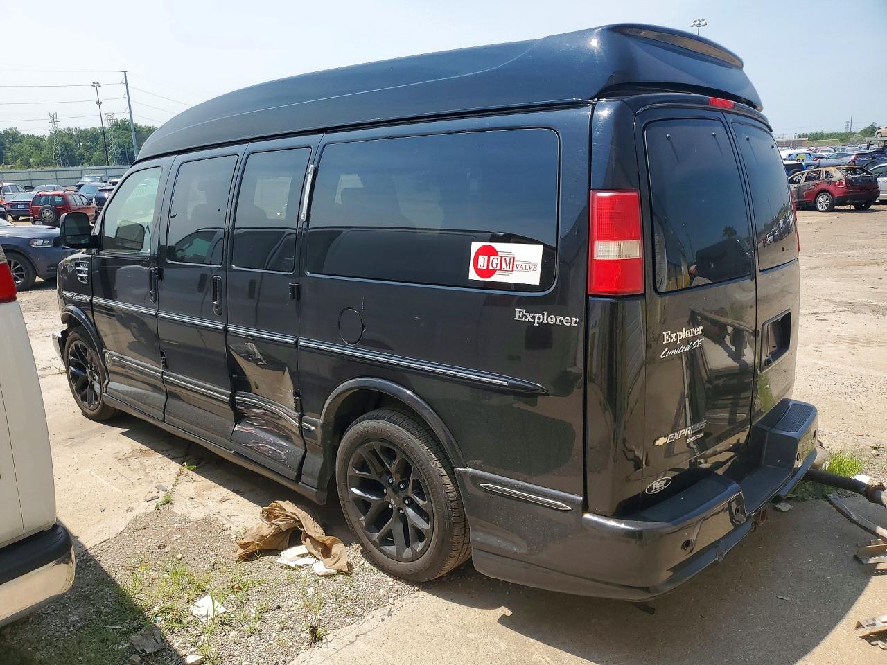 2014 Chevrolet Express G1500 3lt Black vin: 1GBSGDC49E1152536