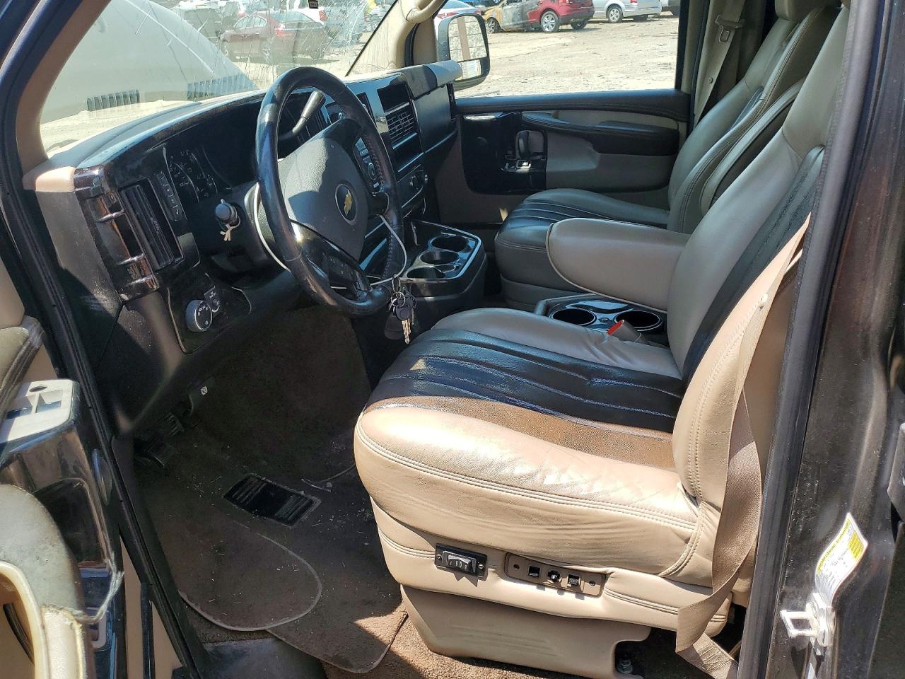 2014 Chevrolet Express G1500 3lt Black vin: 1GBSGDC49E1152536