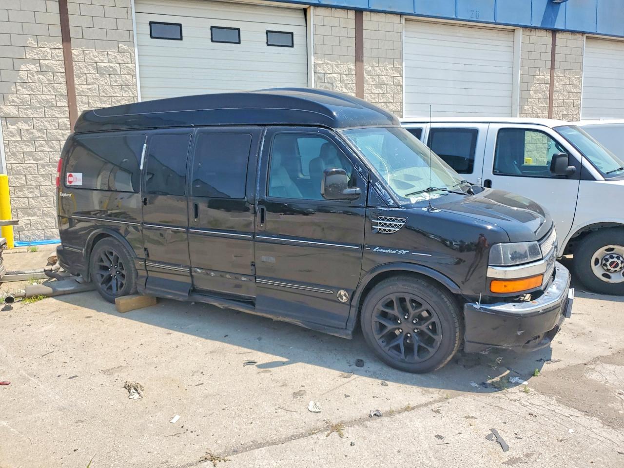 2014 Chevrolet Express G1500 3lt Black vin: 1GBSGDC49E1152536