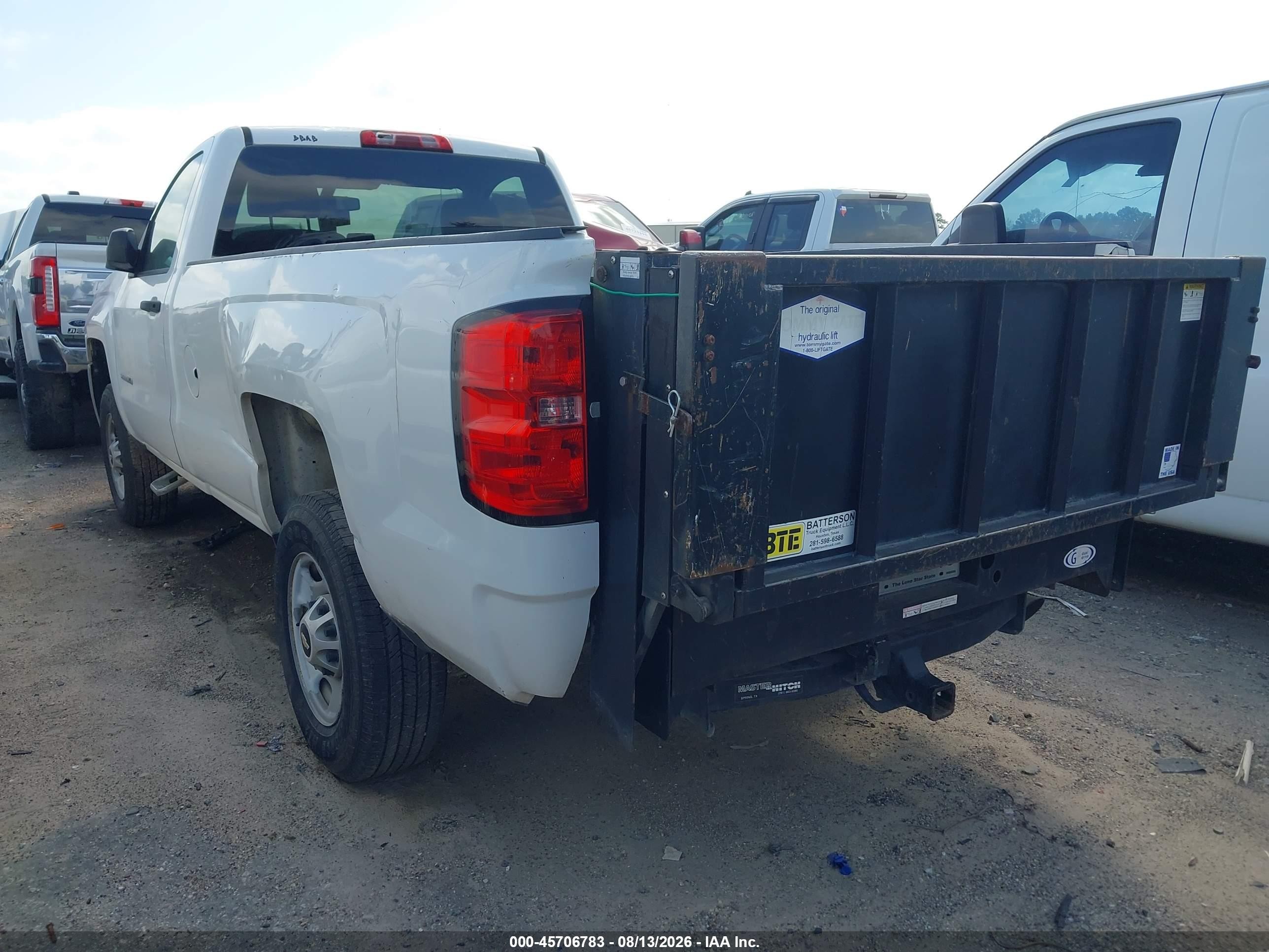 2015 Chevrolet Silverado 2500hd Work Truck White vin: 1GC0CUEG1FZ107275