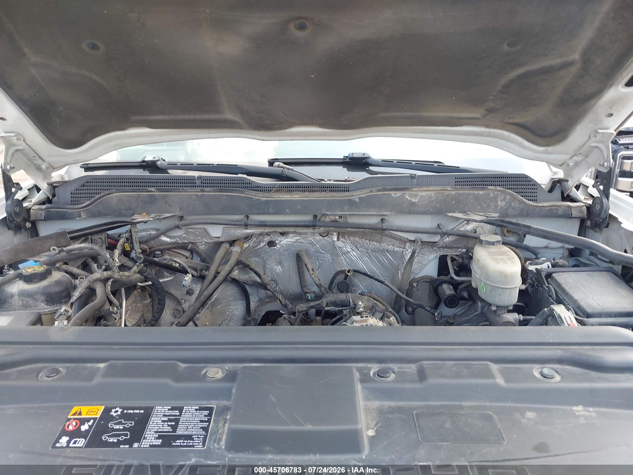 2015 Chevrolet Silverado 2500hd Work Truck White vin: 1GC0CUEG1FZ107275