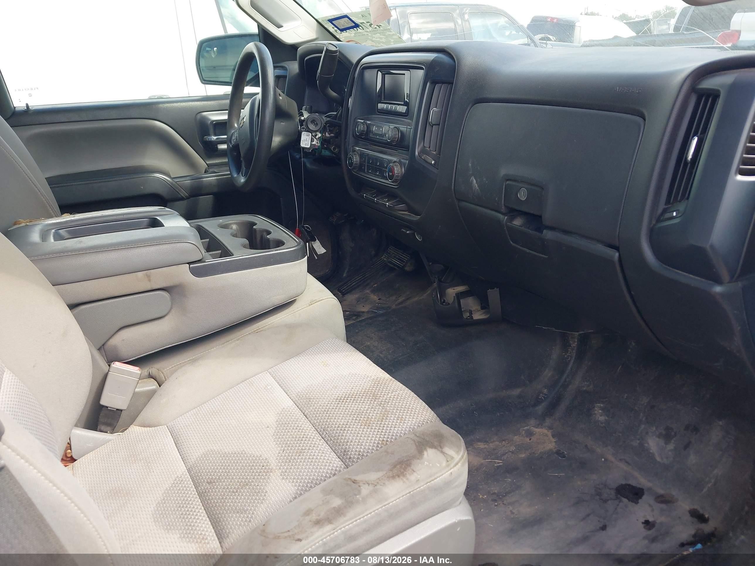 2015 Chevrolet Silverado 2500hd Work Truck White vin: 1GC0CUEG1FZ107275