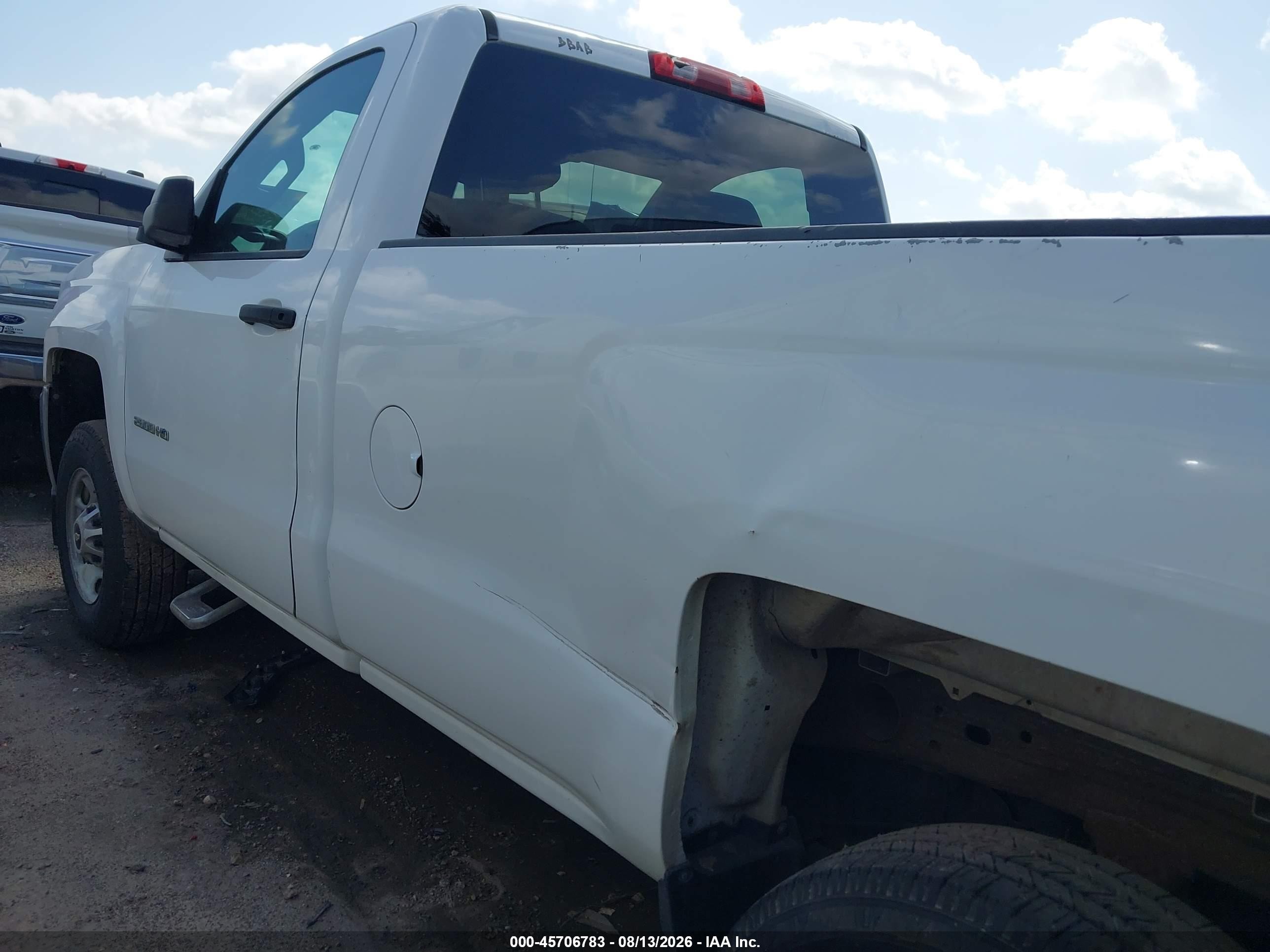 2015 Chevrolet Silverado 2500hd Work Truck White vin: 1GC0CUEG1FZ107275