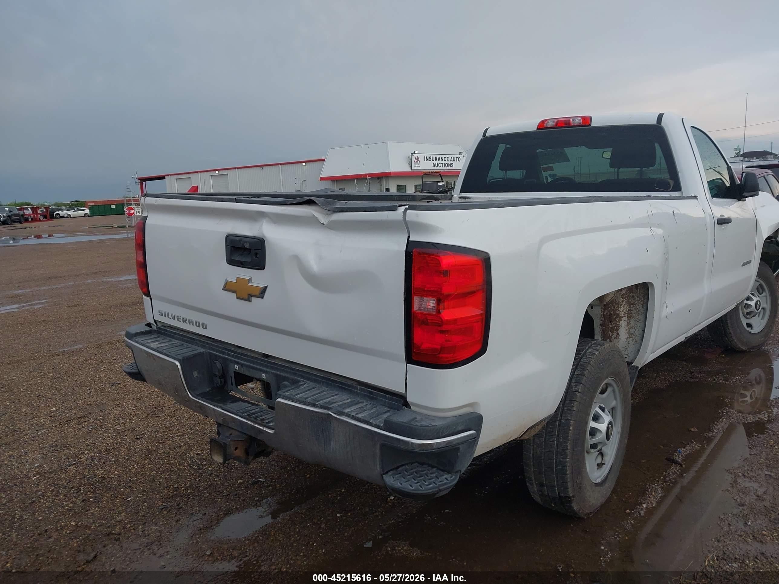 2015 Chevrolet Silverado 2500hd Wt White vin: 1GC0CUEG2FZ534108